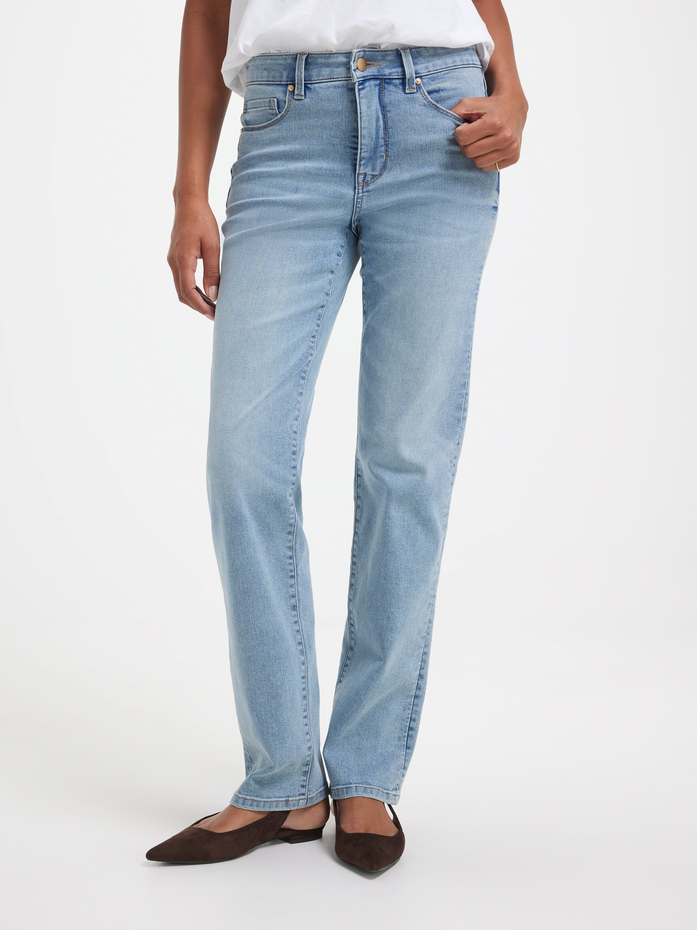 Reformed High Rise Straight Jean