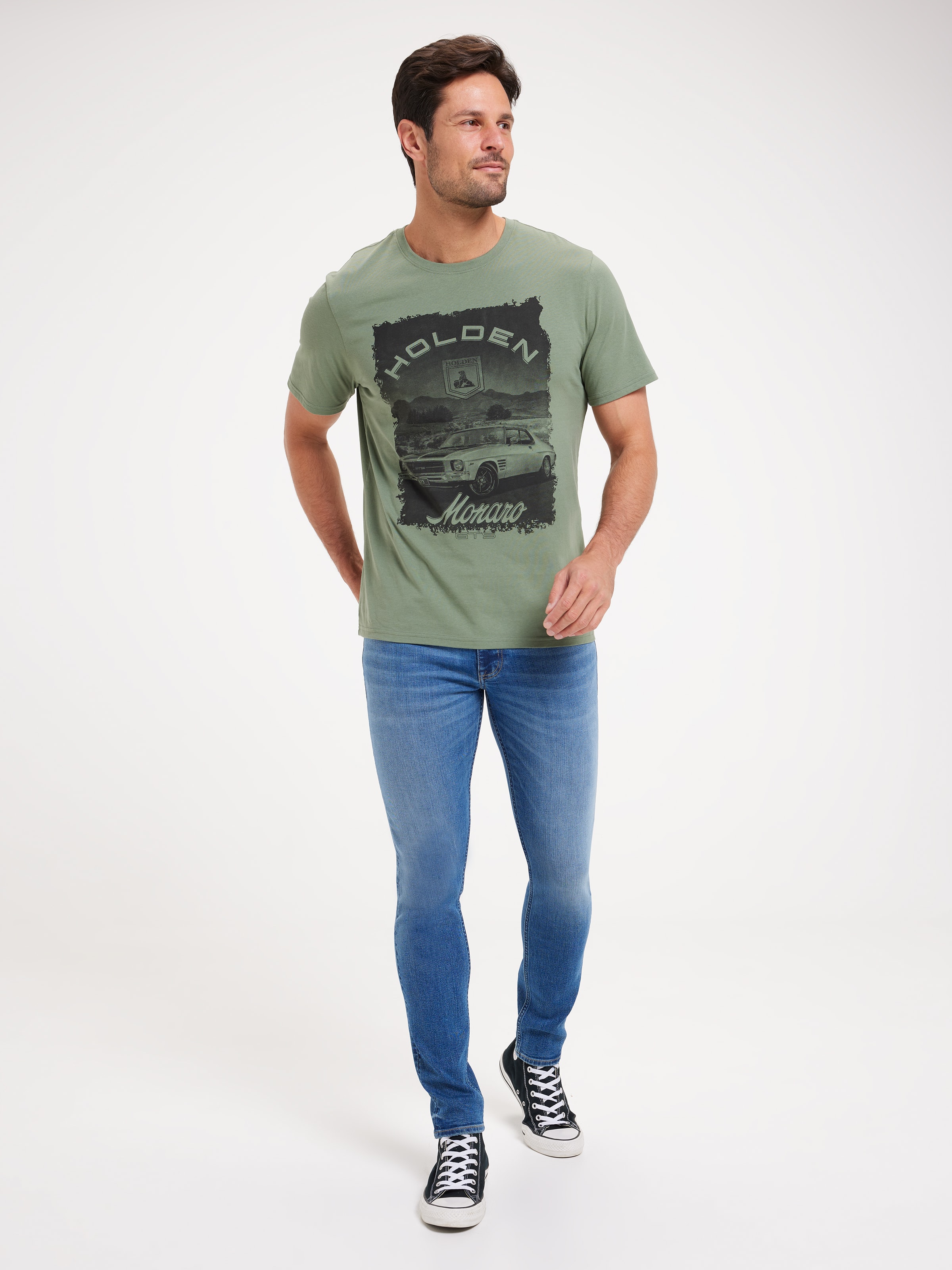 Stretch Skinny Tapered Leg Jean