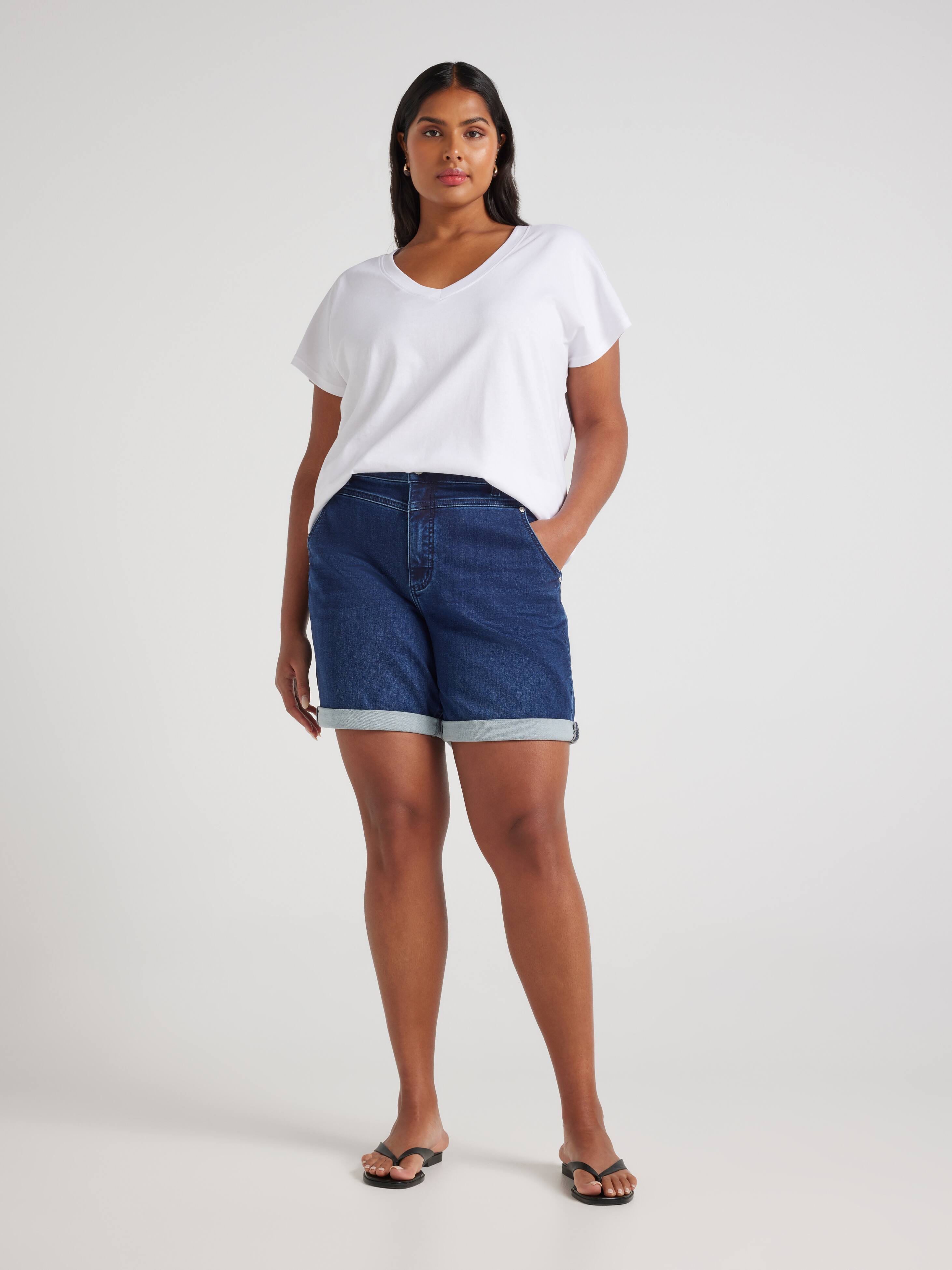 Curve Amaze Mid Rise Girlfriend Short