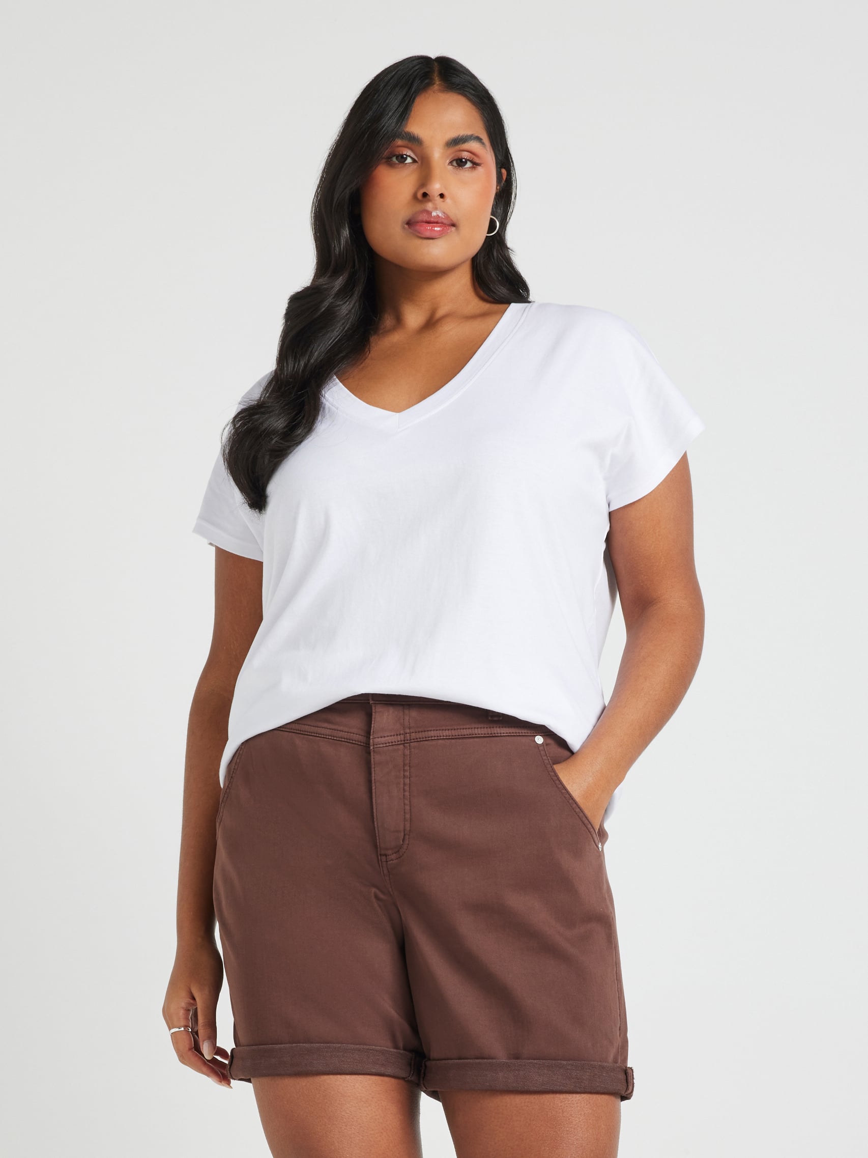 Curve Amaze Mid Rise Girlfriend Short