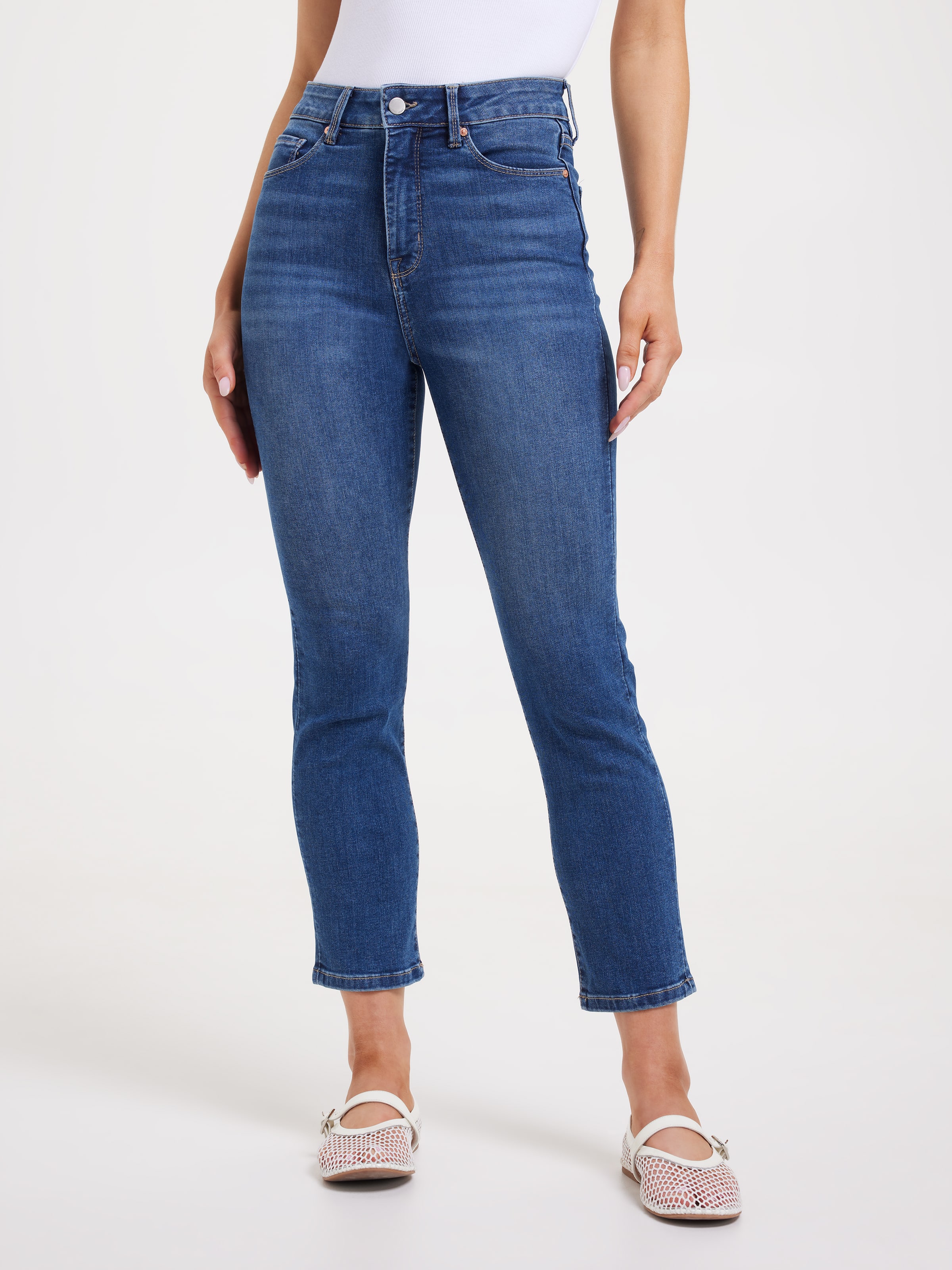 Reformed Sky High Slim Crop Jean