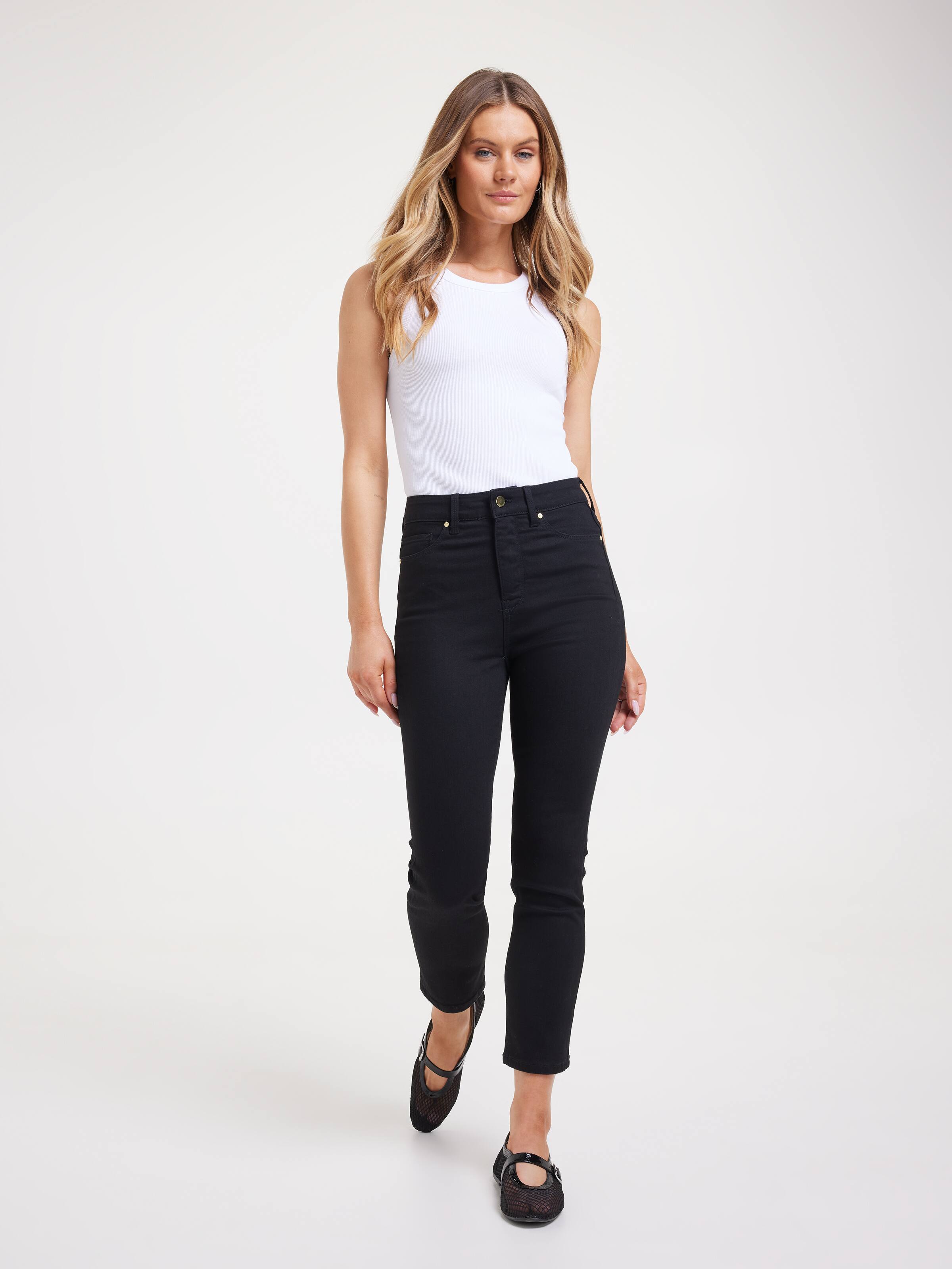 Reformed Sky High Slim Crop Jean