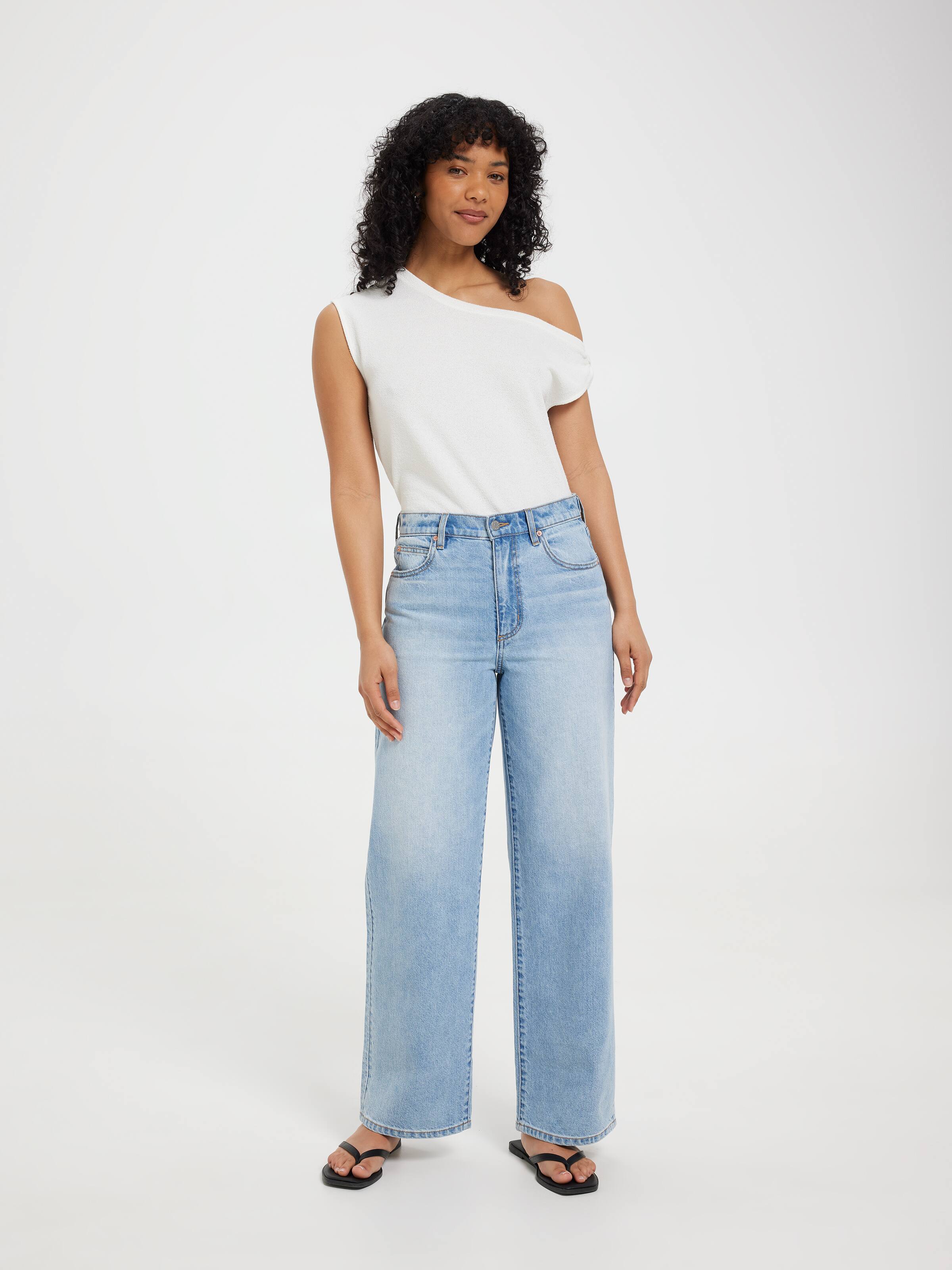 Originals Adjustable Waist Wide Leg Jean
