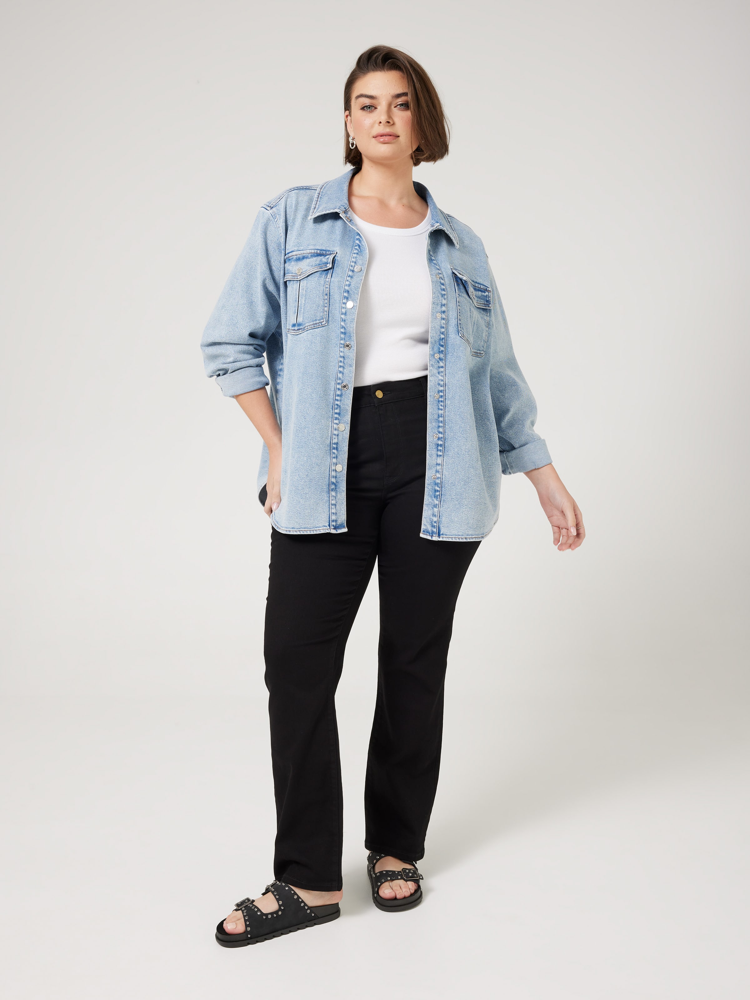 Curve Reformed High Rise Straight Jean