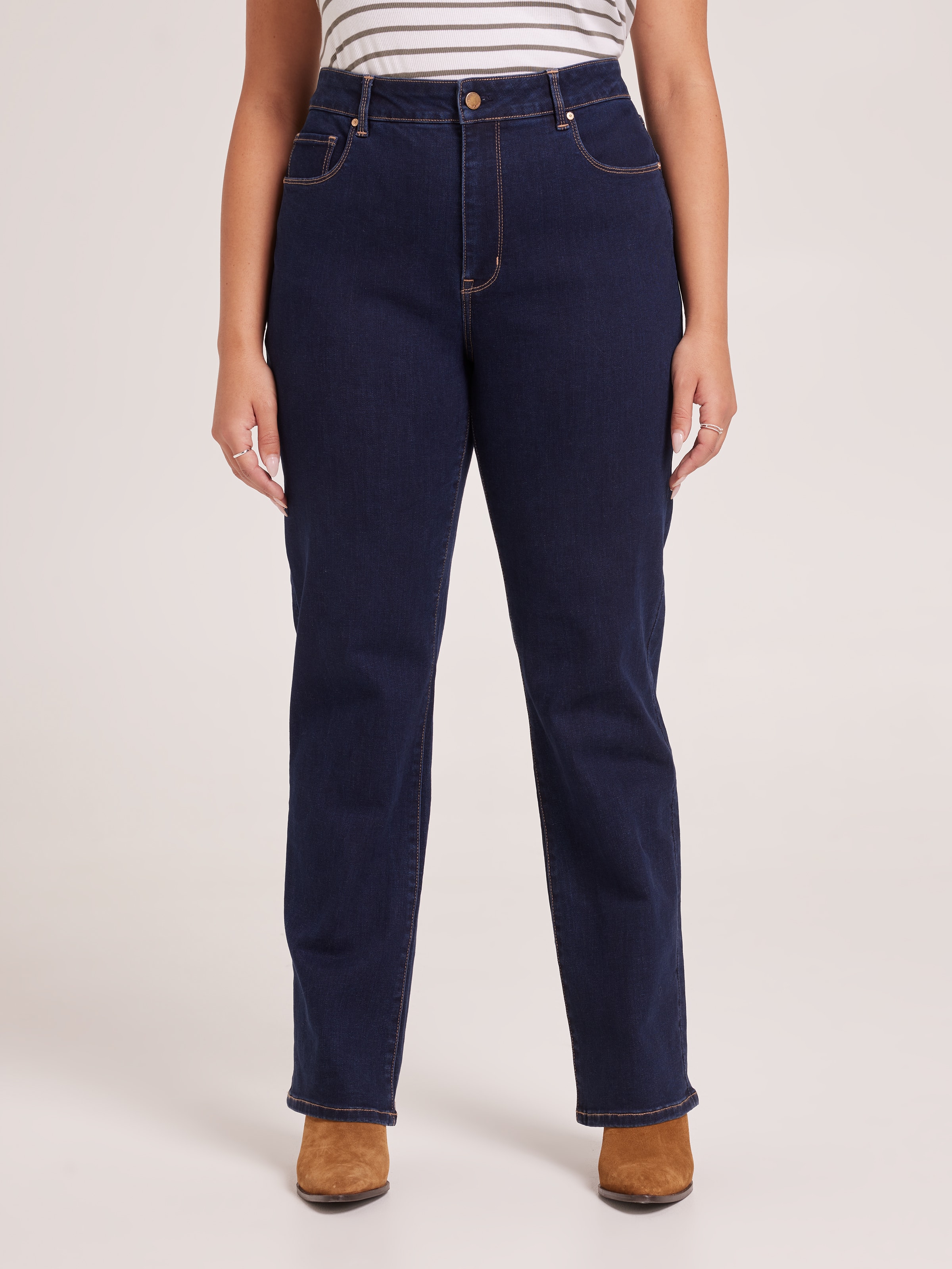 Curve Reformed High Rise Straight Jean