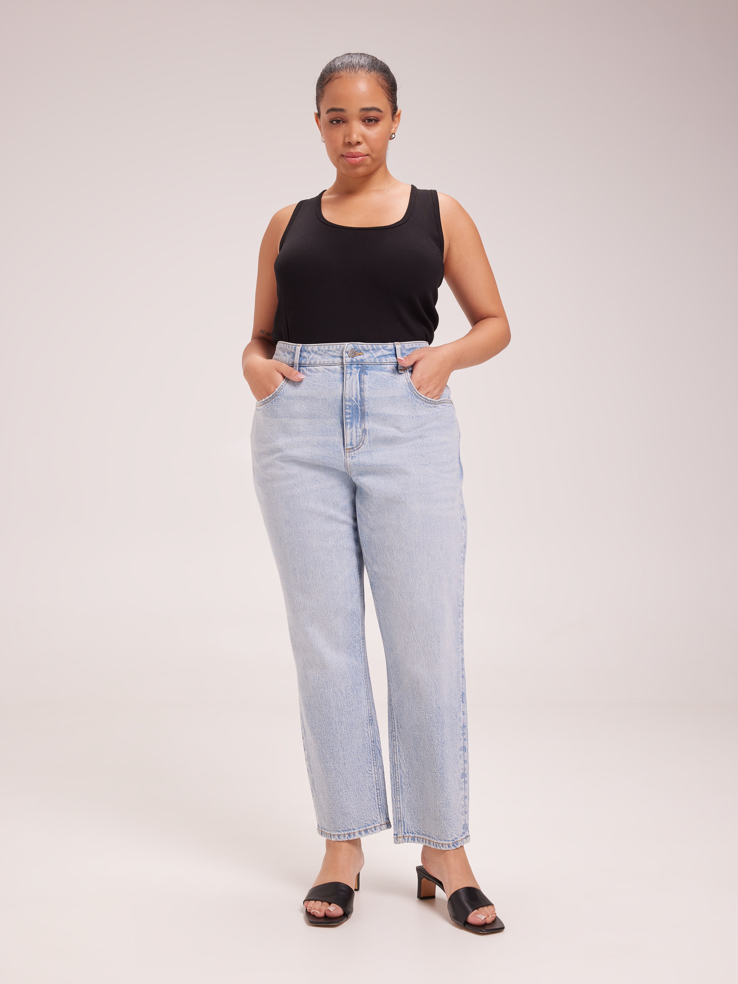 Curve Originals Macy Sky High Mom Jean