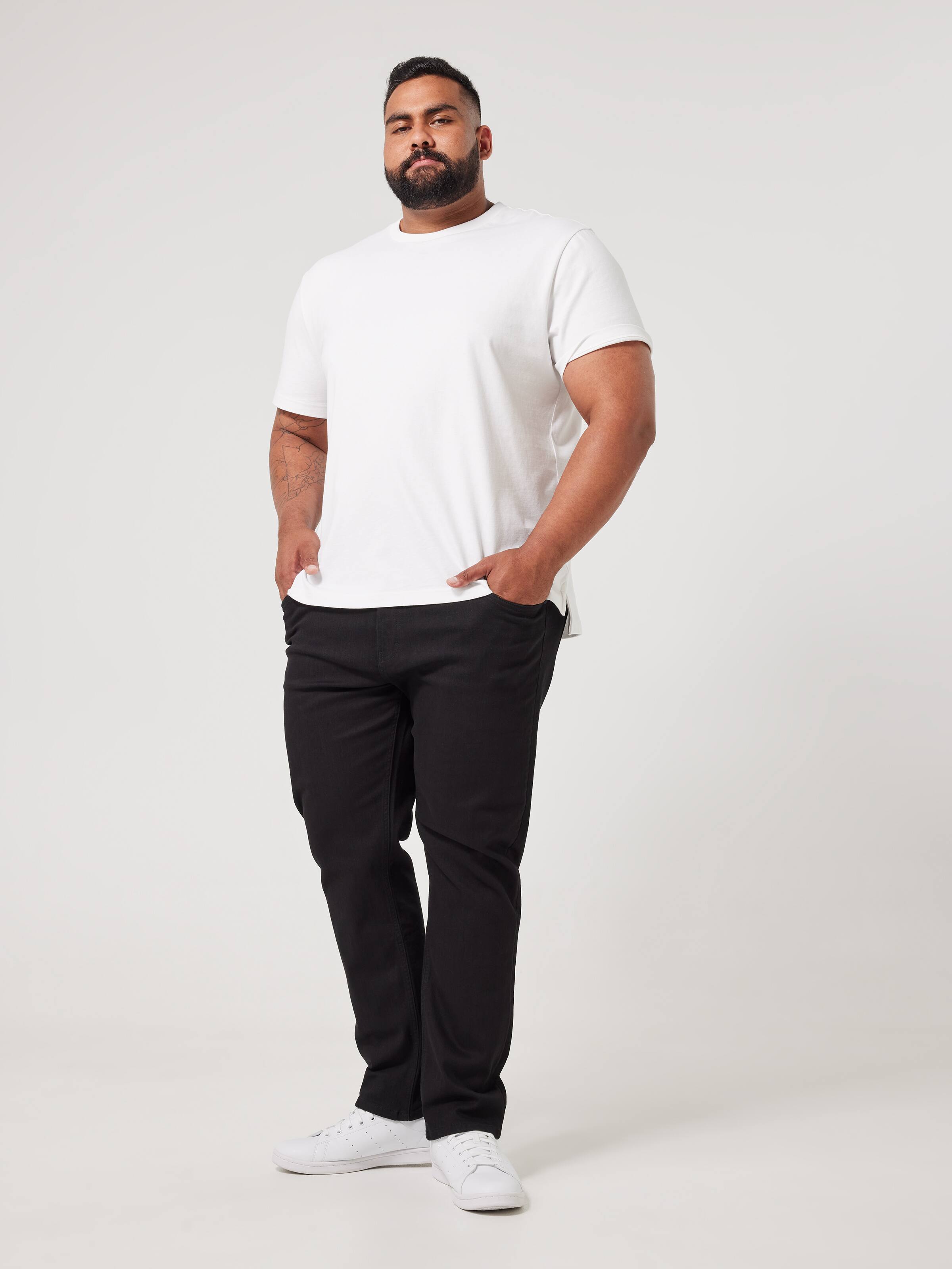 Extended Stretch Slim Tapered Leg