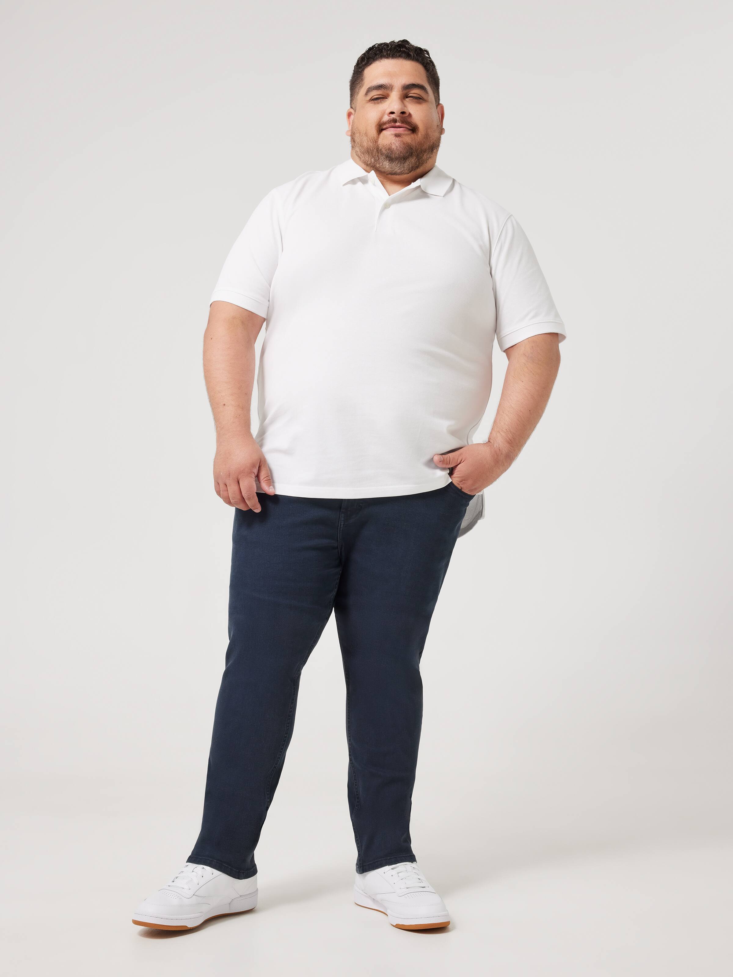 Extended Stretch Slim Tapered Leg
