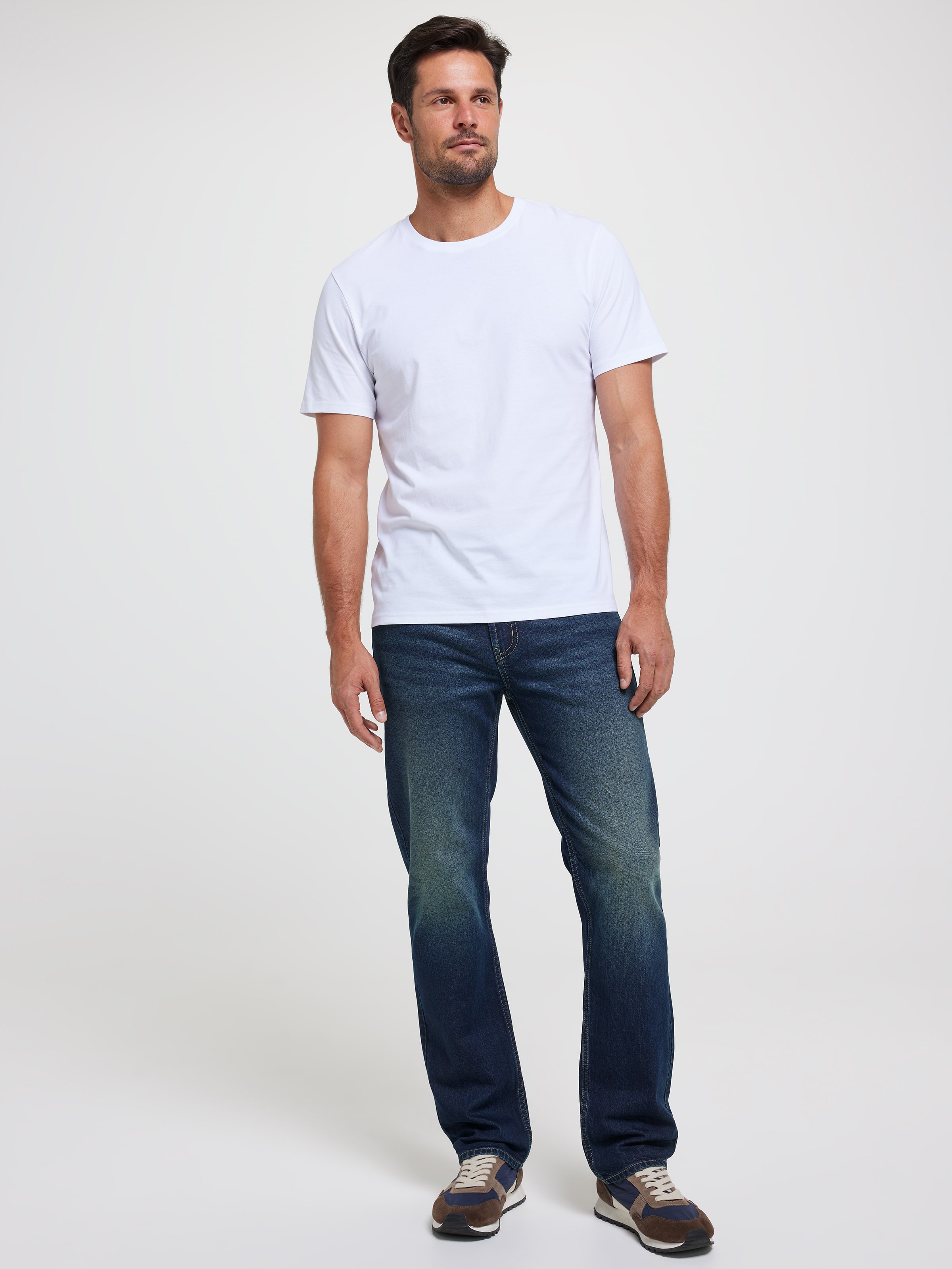 Stretch Relaxed Straight Leg