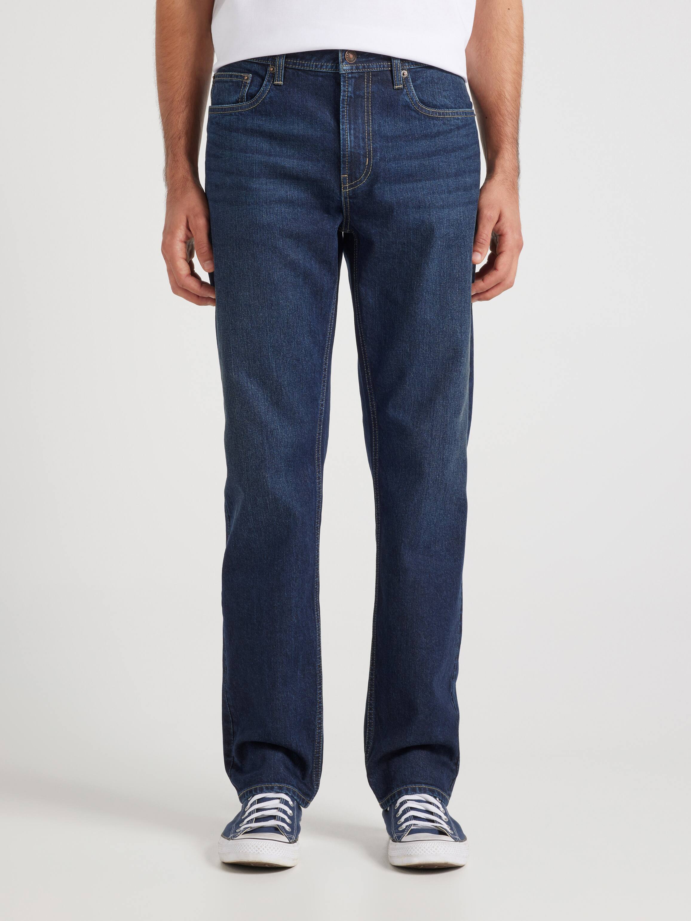 Stretch Relaxed Straight Leg Jean