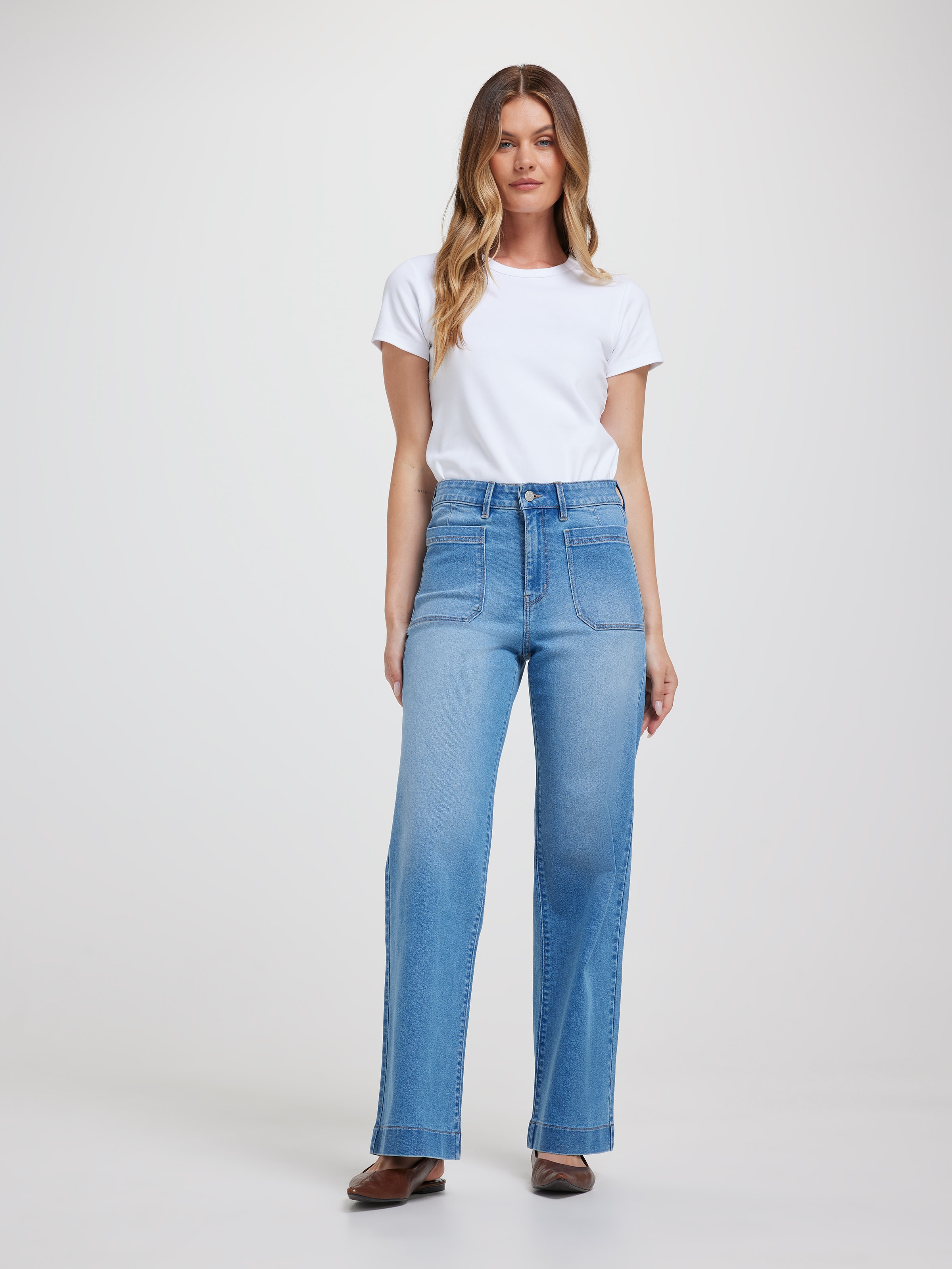 Originals Patch Pocket Wide Leg Jean