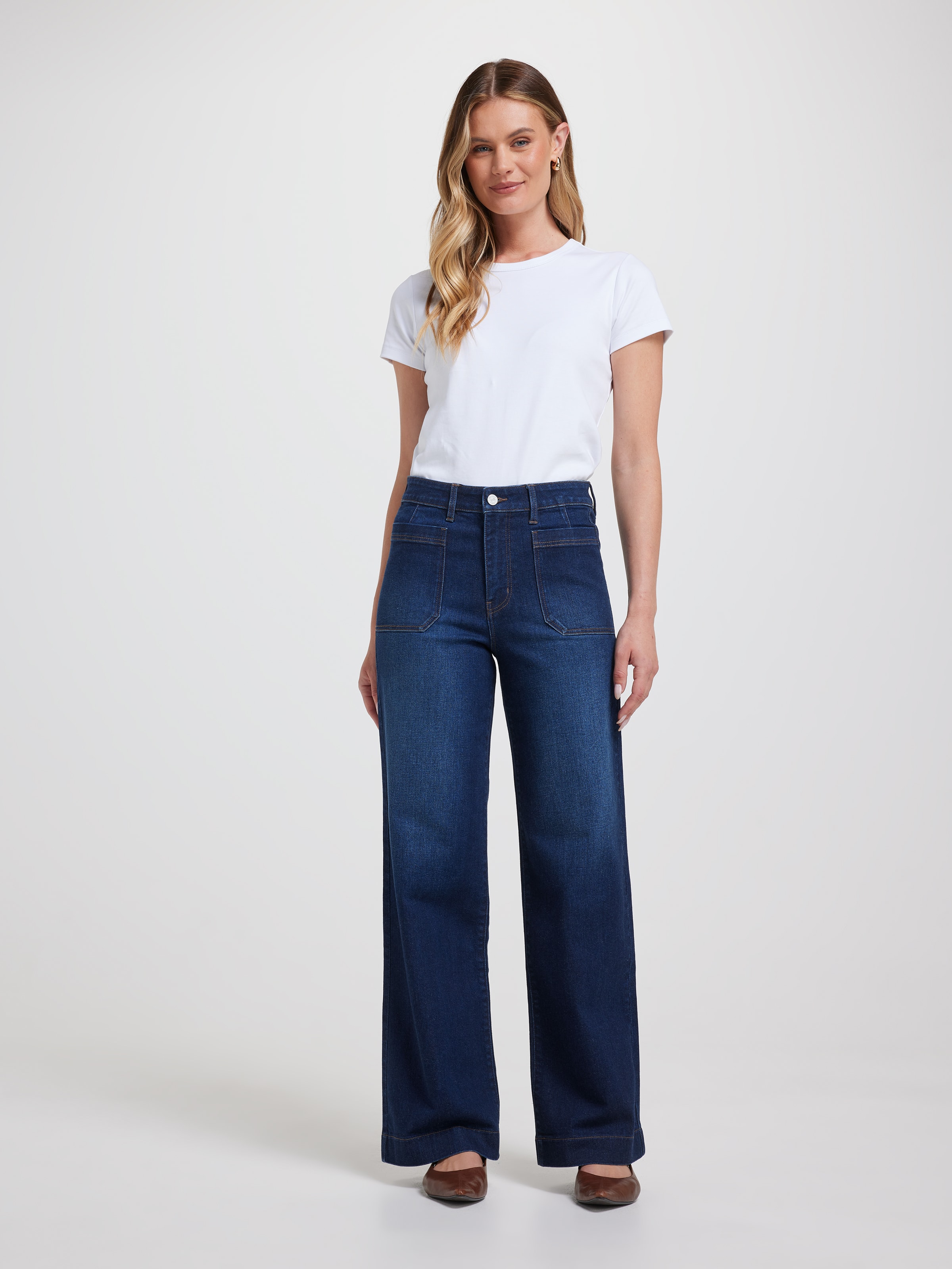 Originals Patch Pocket Wide Leg Jean