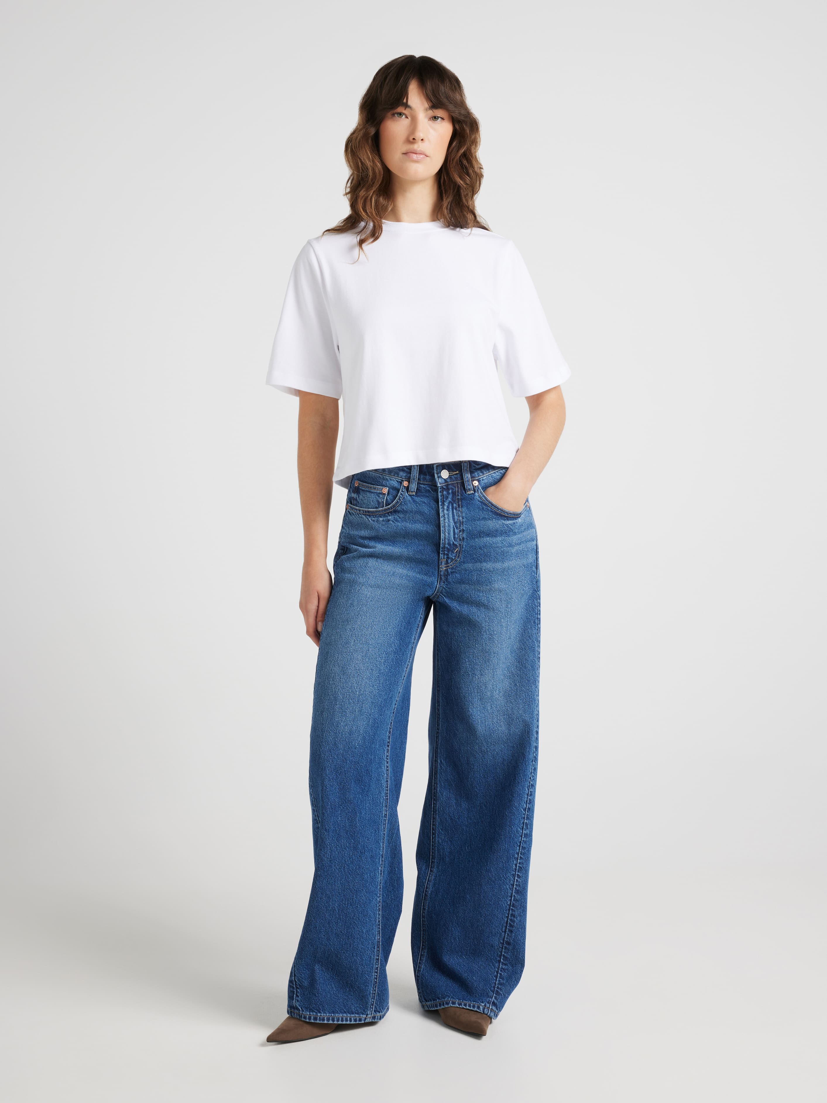 Originals Twist Seam Wide Leg Jean