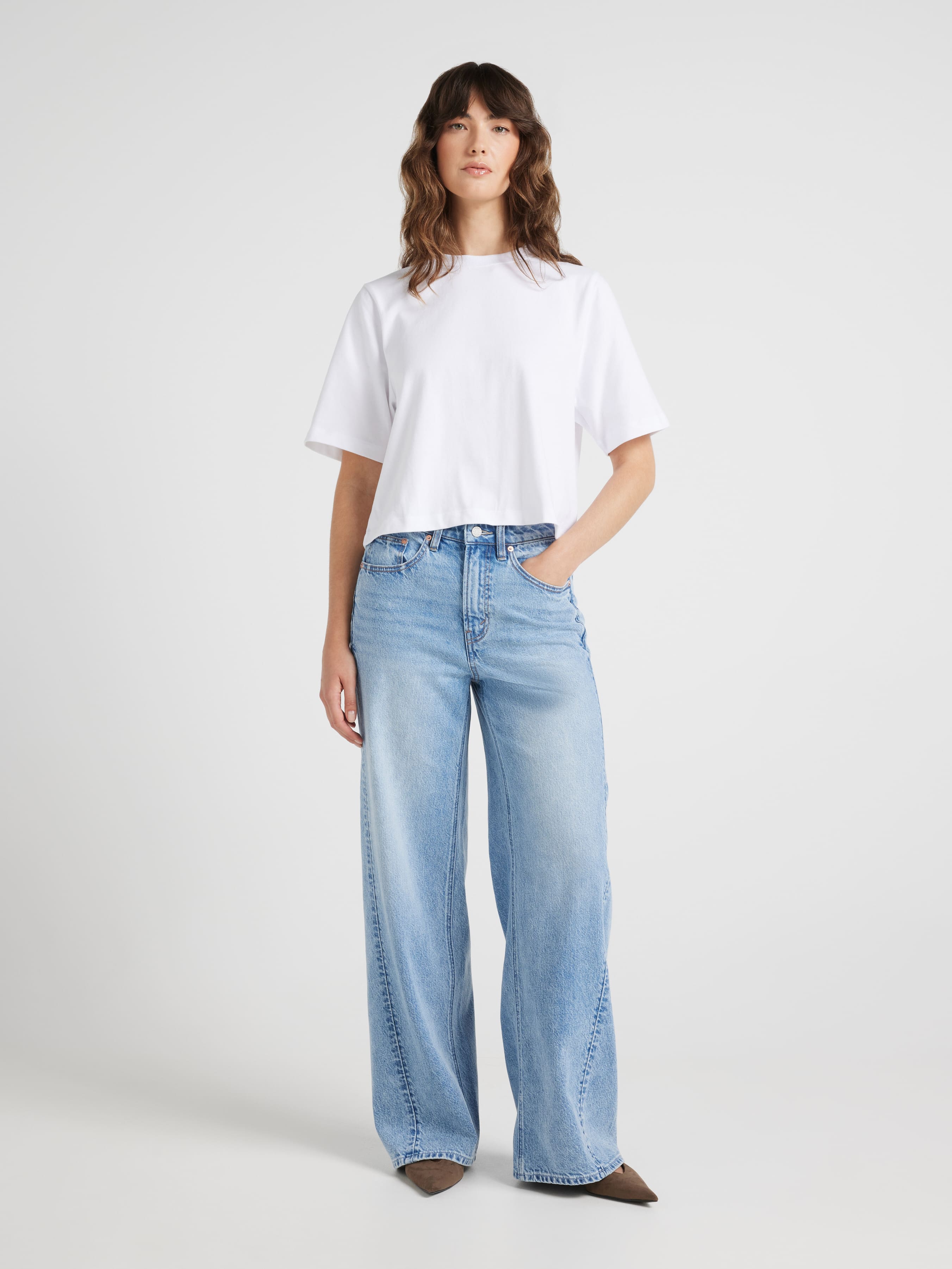 Originals Twist Seam Wide Leg Jean