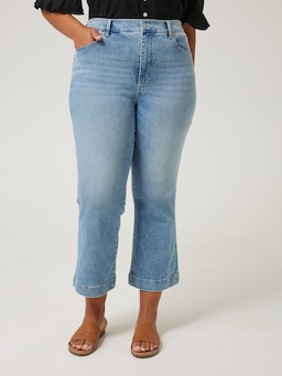 Curve Reformed High Rise Cropped Flare Jean