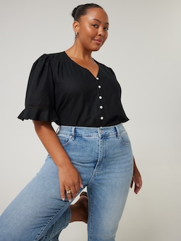 Curve Reformed High Rise Cropped Flare Jean