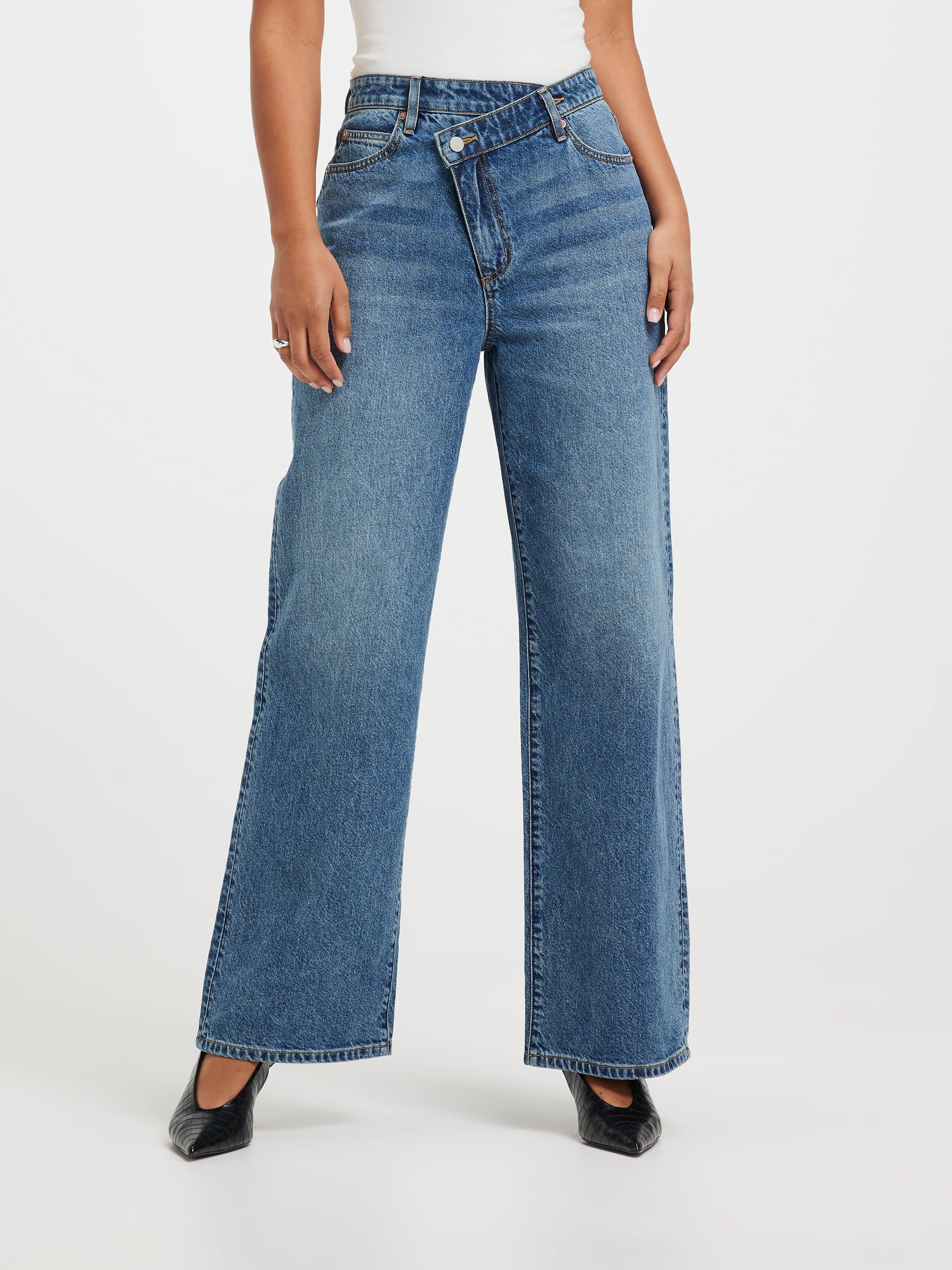Originals High Rise Stevie Fold Waist Jeans