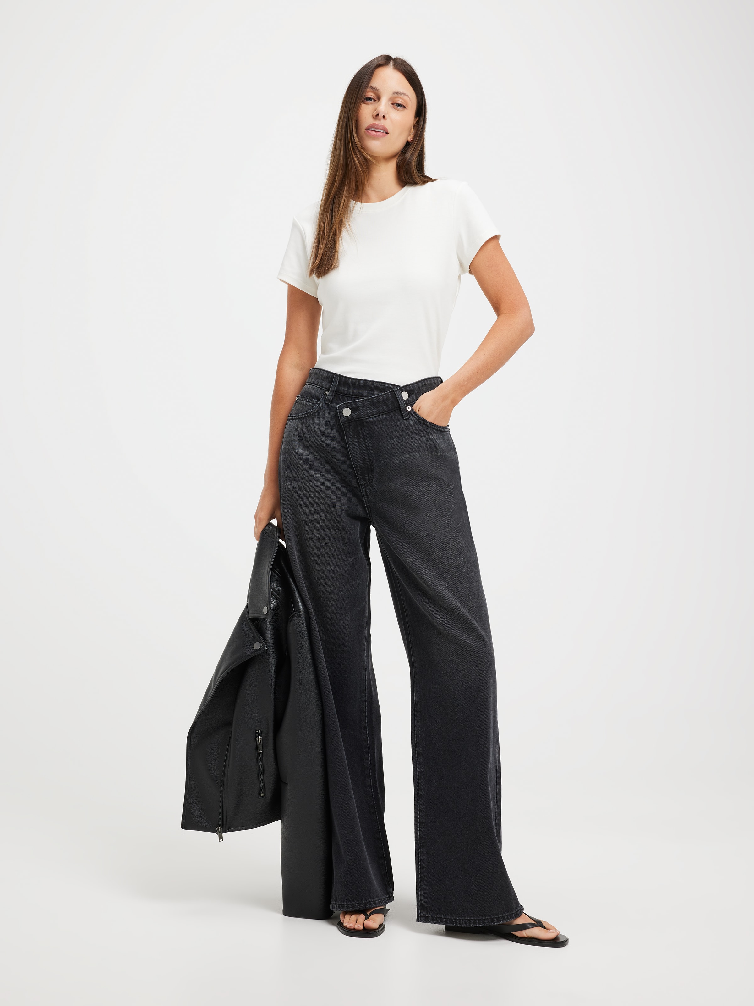 Originals High Rise Stevie Fold Waist Jeans