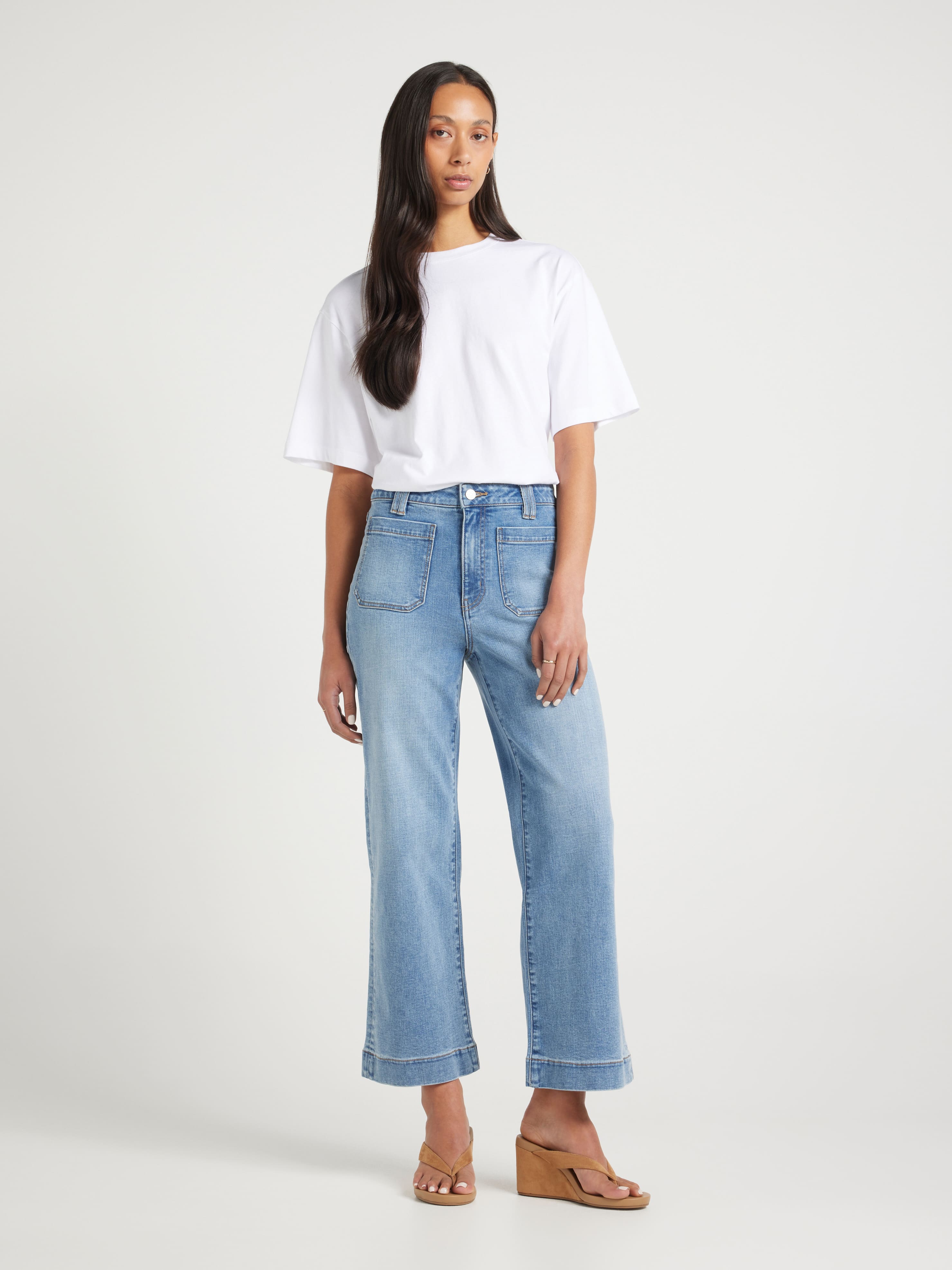 Originals Patch Pocket Wide Ankle Jean