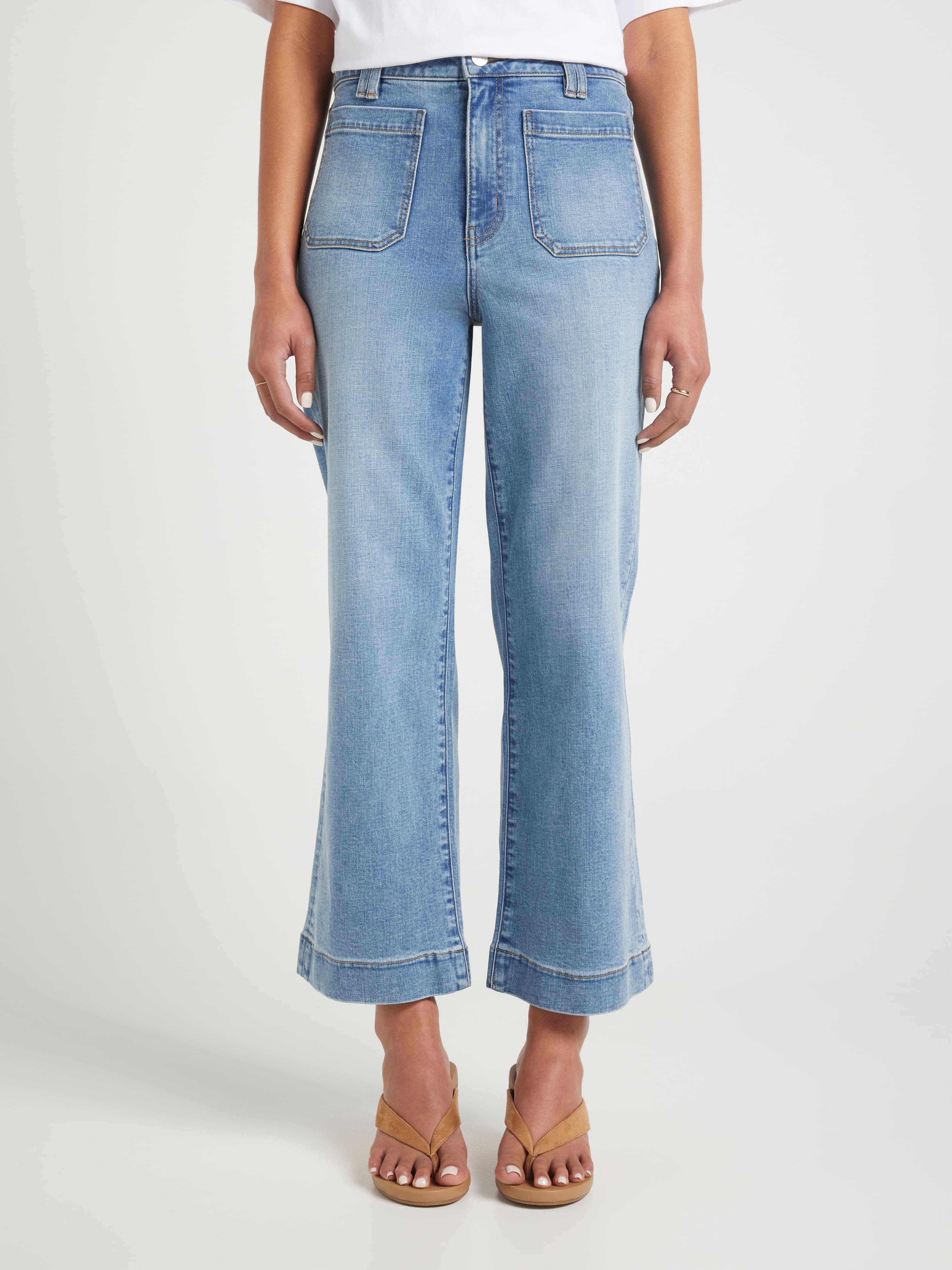 Originals Patch Pocket Wide Ankle Jean