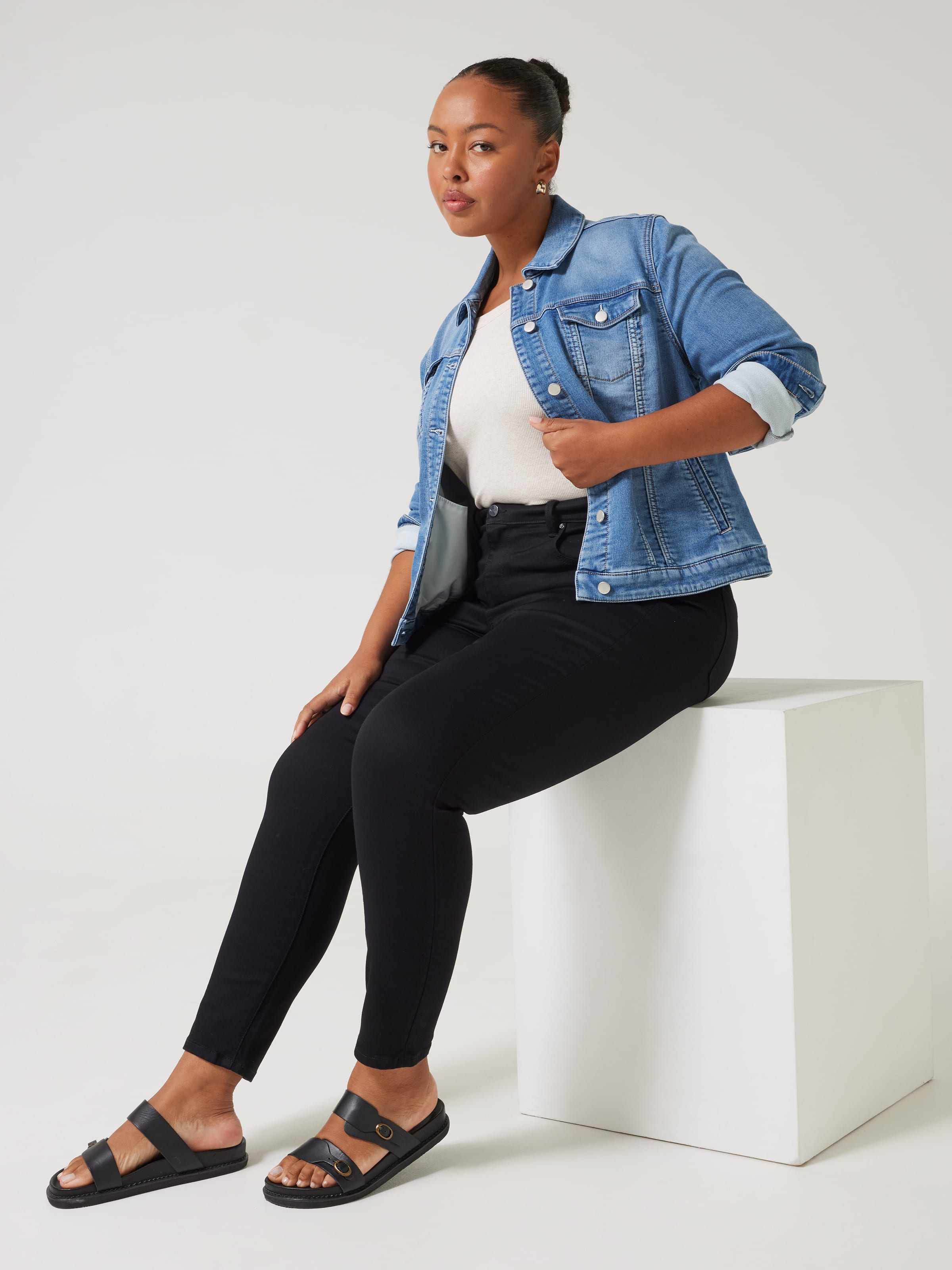 Curve Kayla High Neck Rib Tank