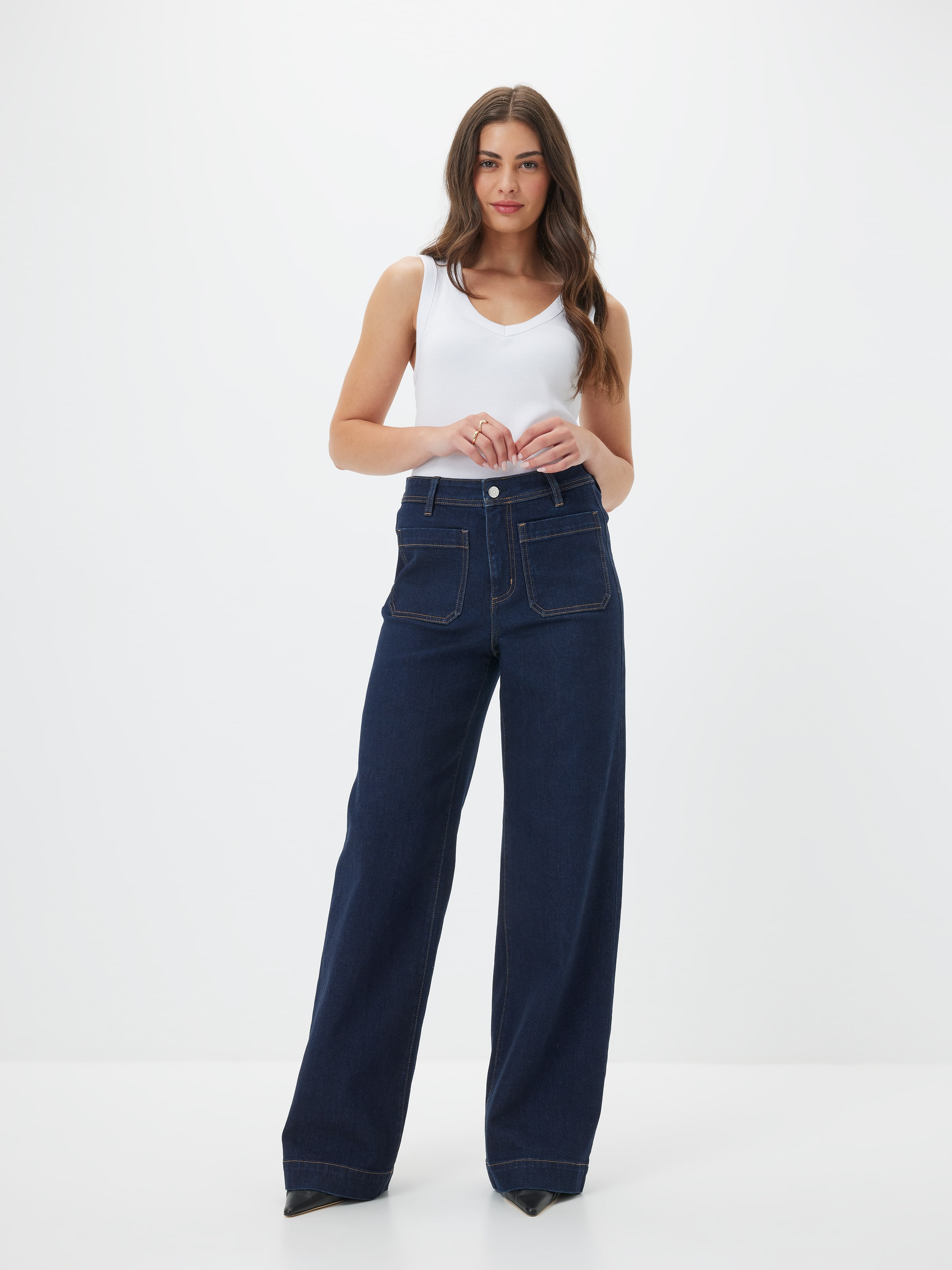 Image for Originals Sky High Wide Leg Jean from JustGroupNZ
