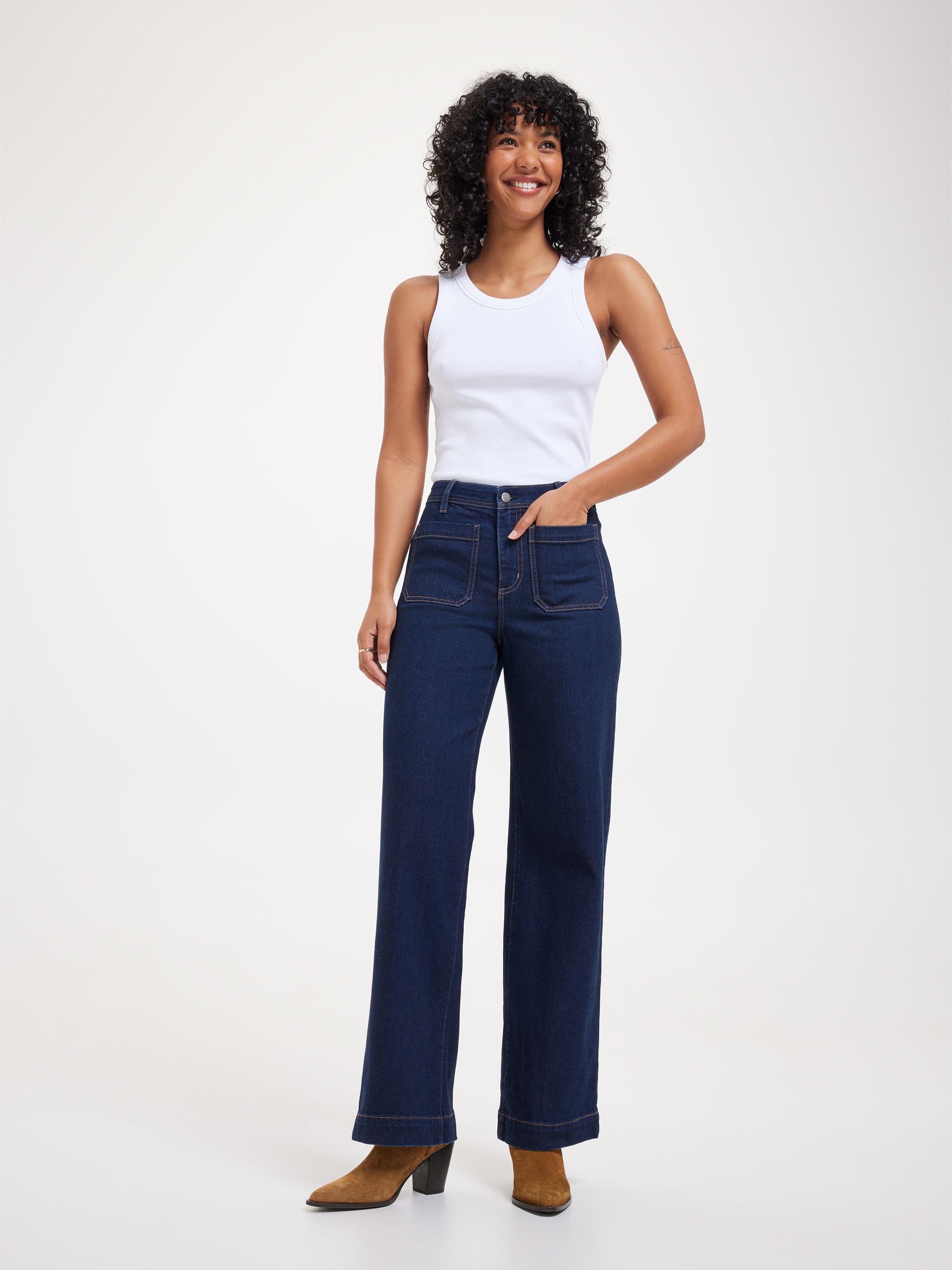 Image for Originals Sky High Wide Leg Jean from JustGroupNZ