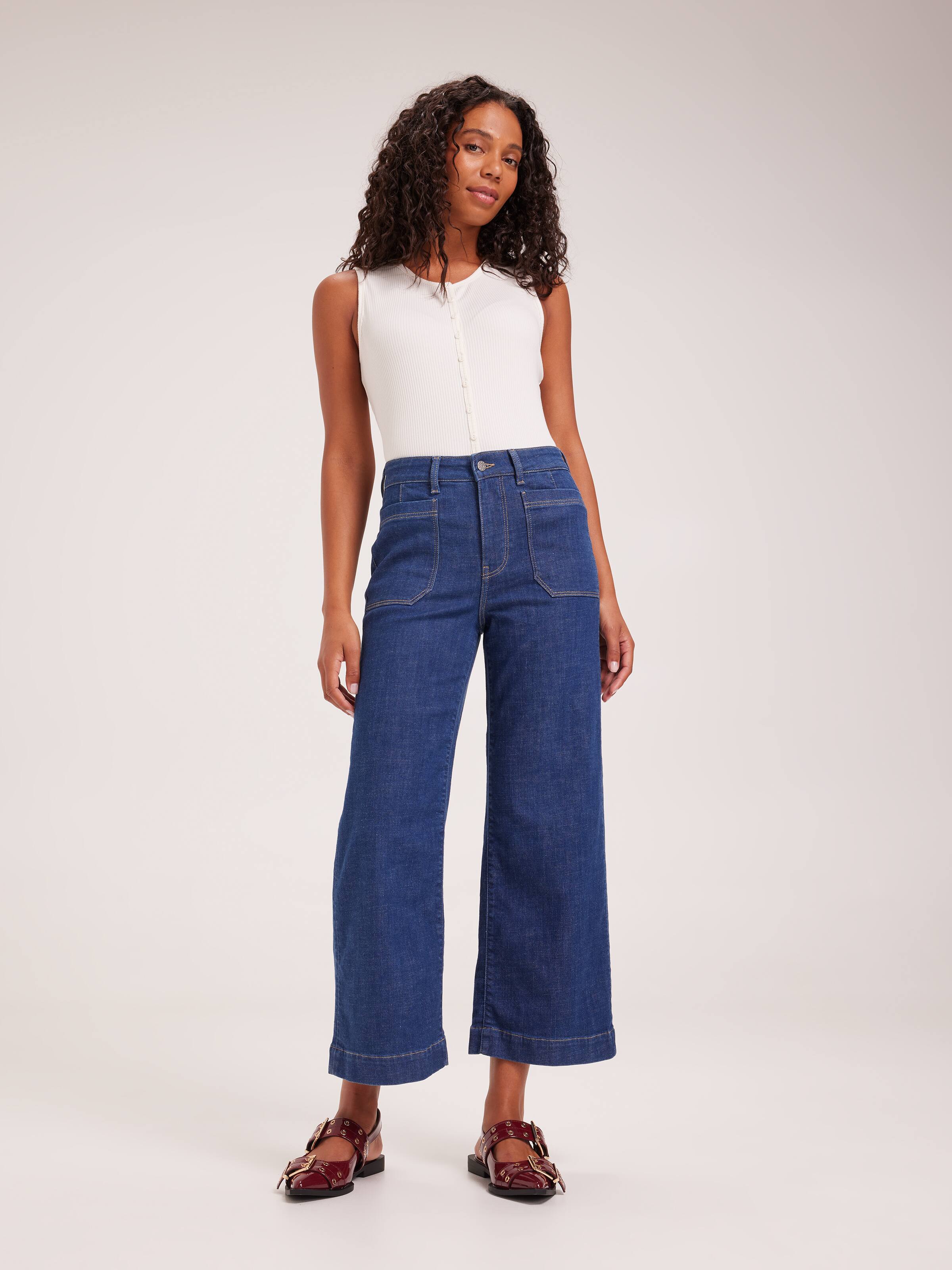 Originals High Rise Wide Ankle Jean