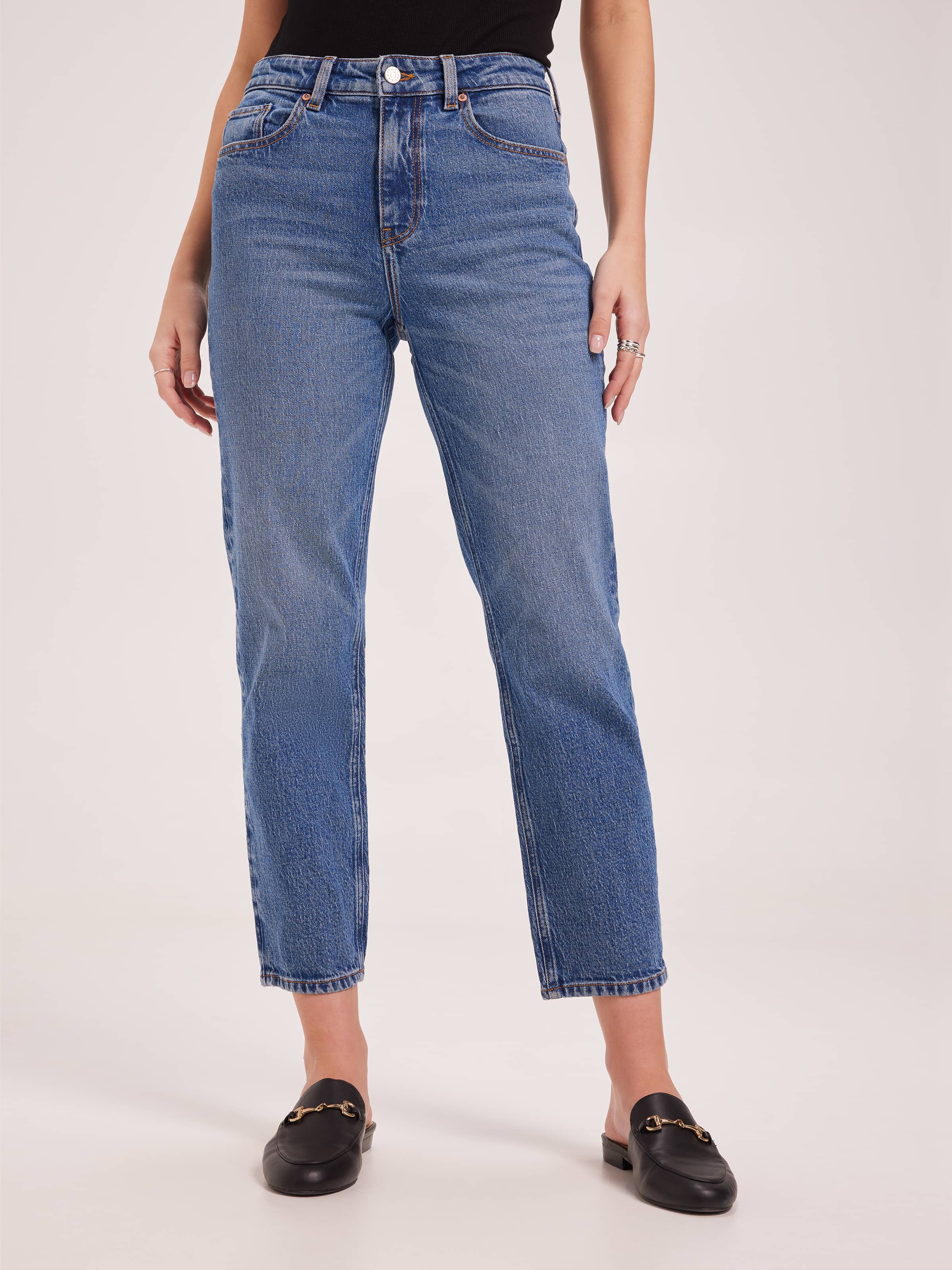 Originals High Rise Cropped Straight Jean