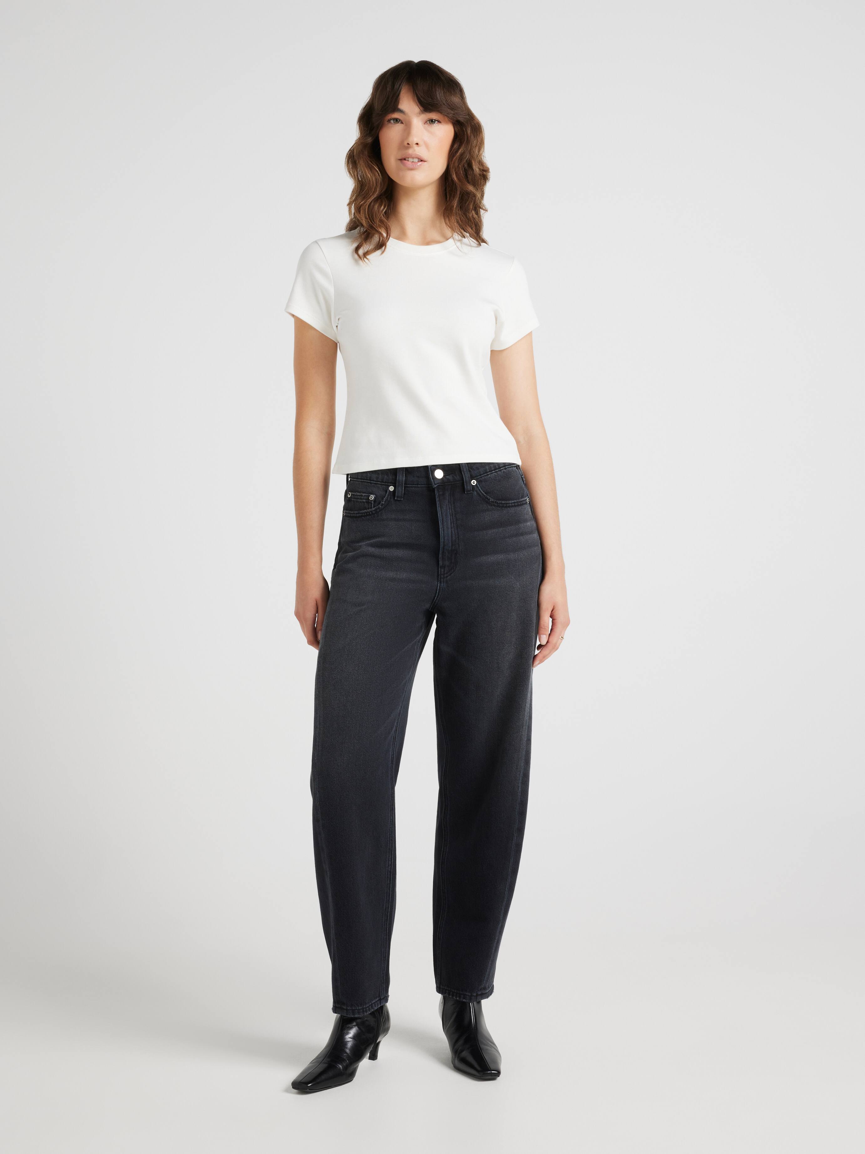 Originals High Rise Barrel Leg Jean