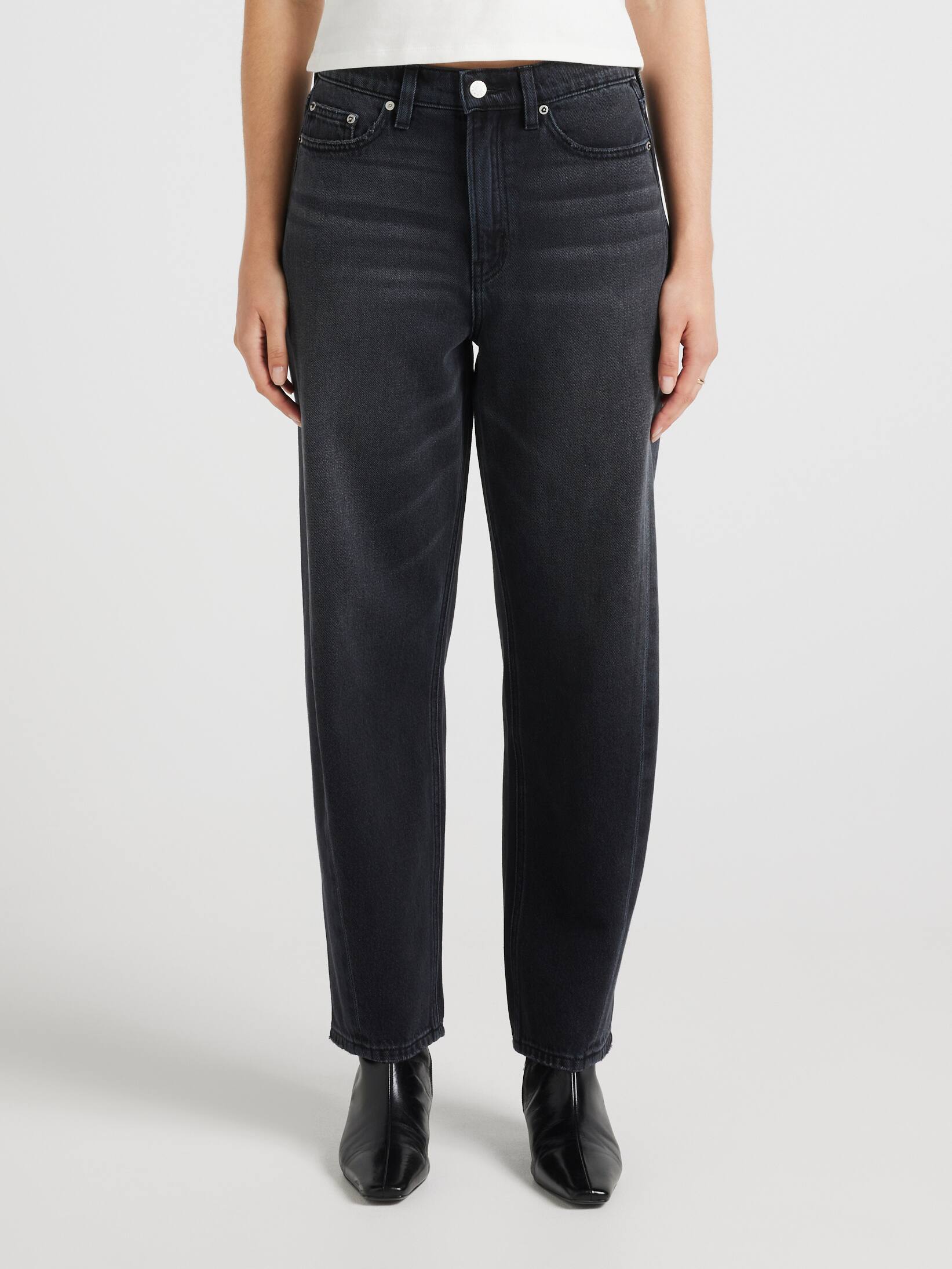 Originals High Rise Barrel Leg Jean
