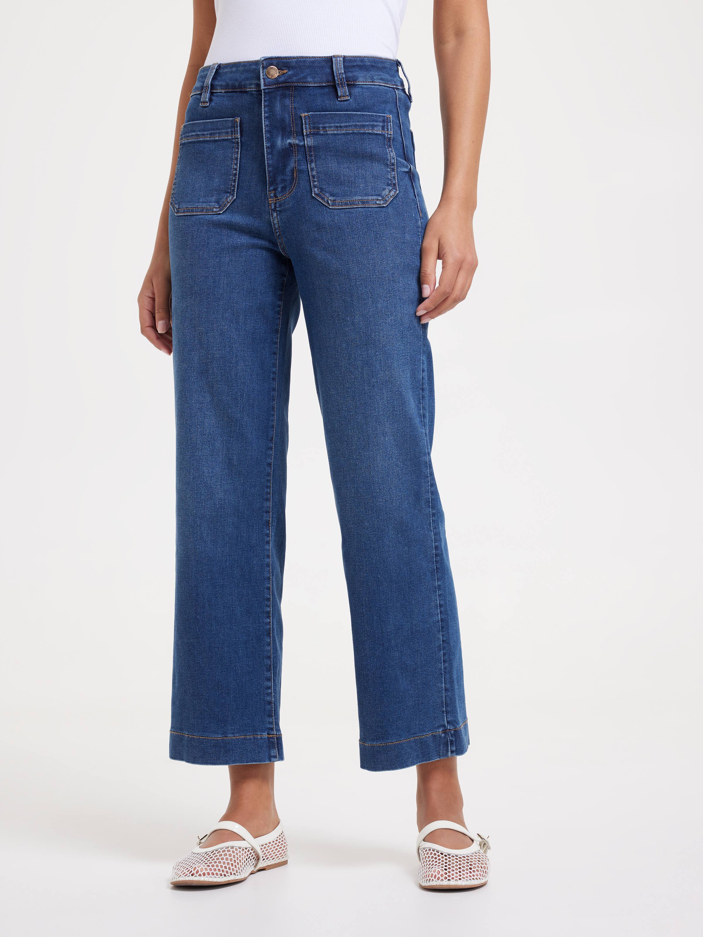 Reformed Sky High Slim Wide Ankle Jean