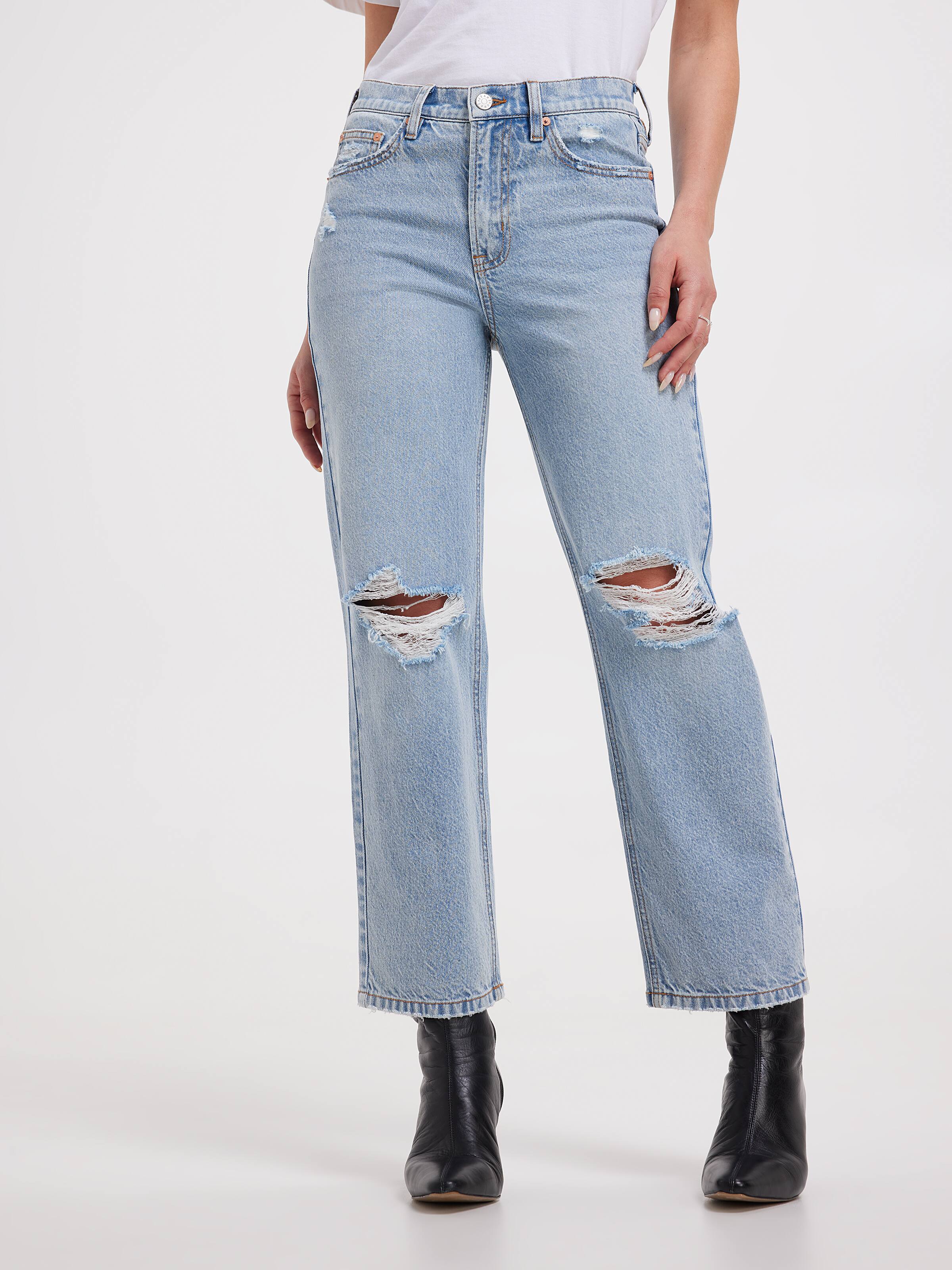 Originals High Rise Almost Rigid Straight Jean