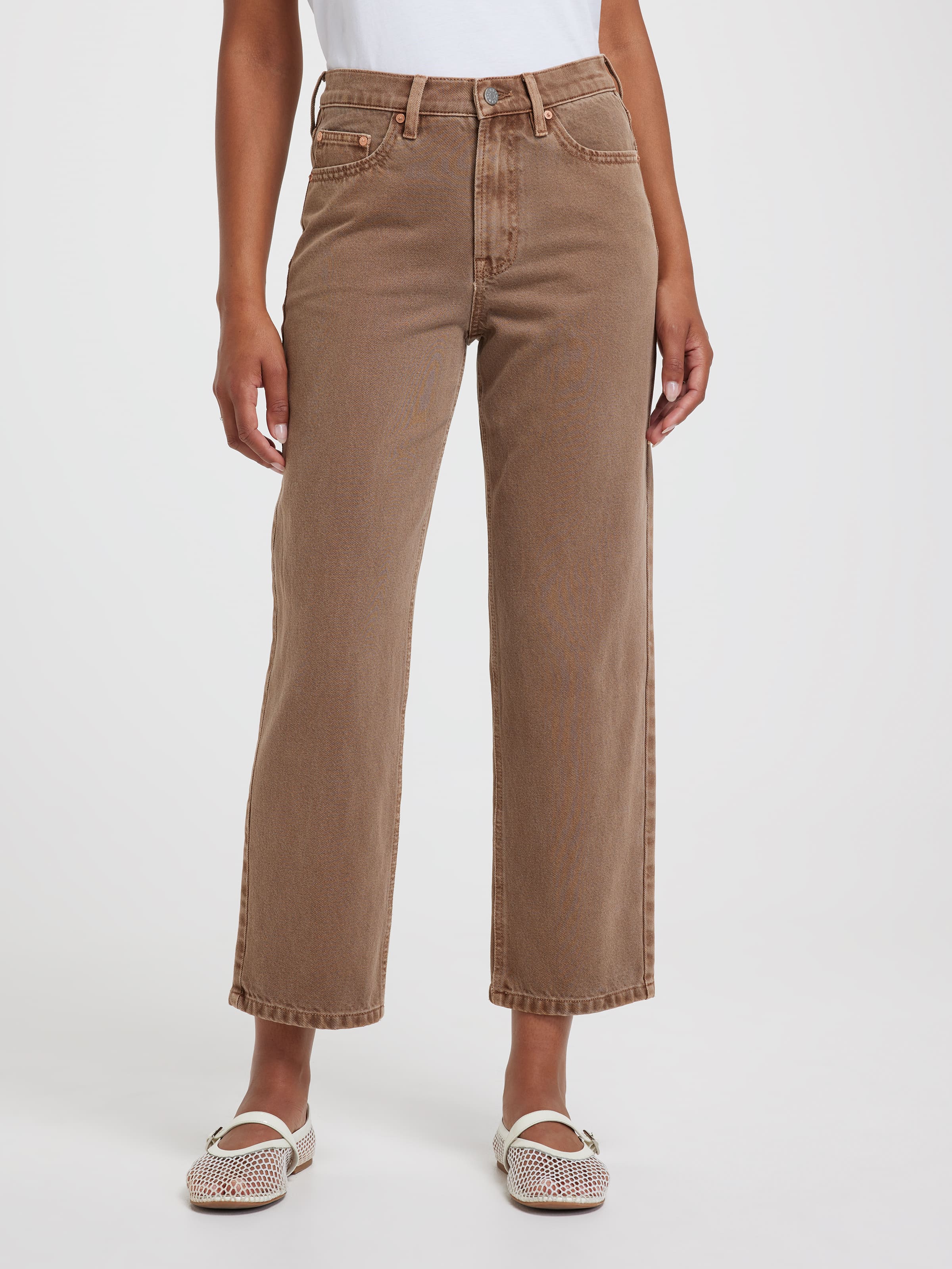 Originals High Rise Almost Rigid Straight Jean