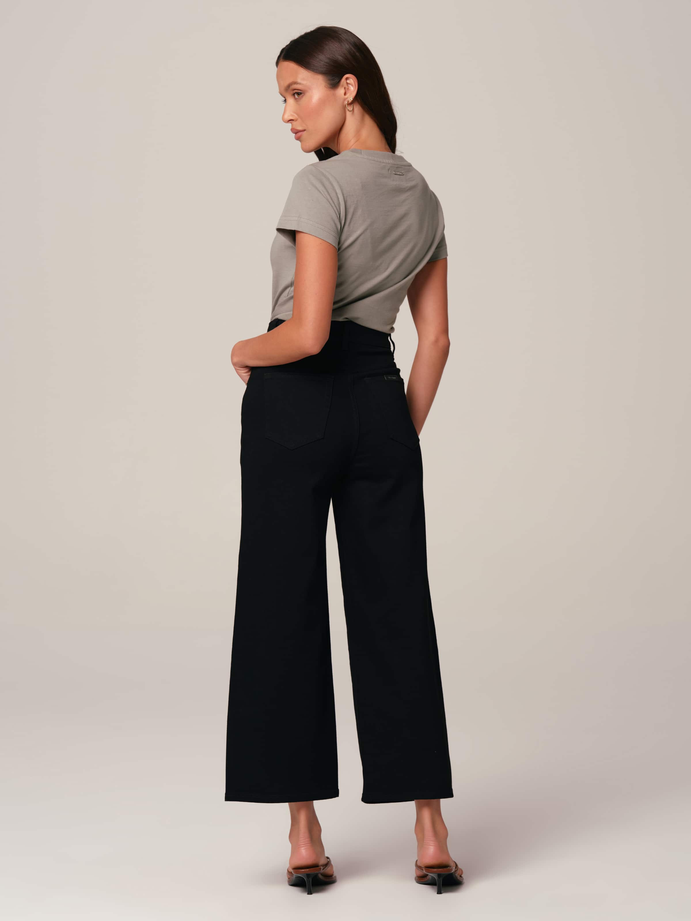 Hi Aline Crop In Black