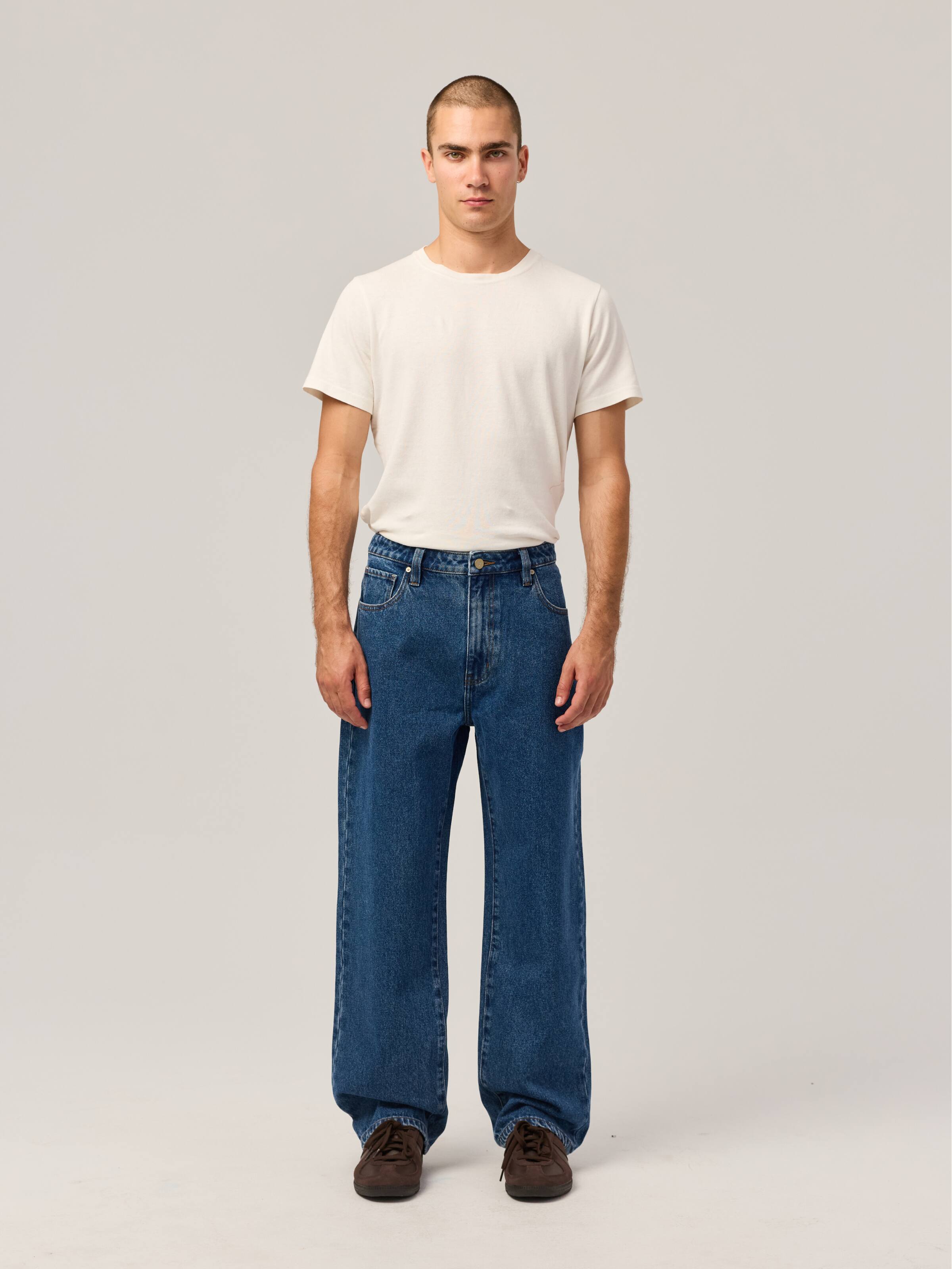 Loose Jean In Dean Blue