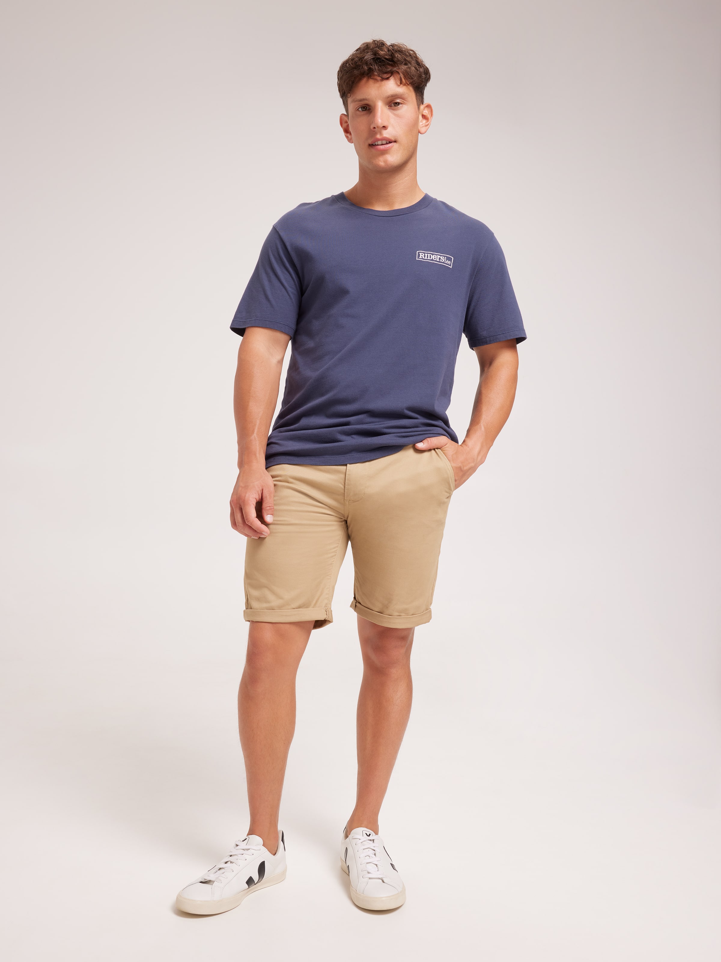 Chino Short In Light Camel