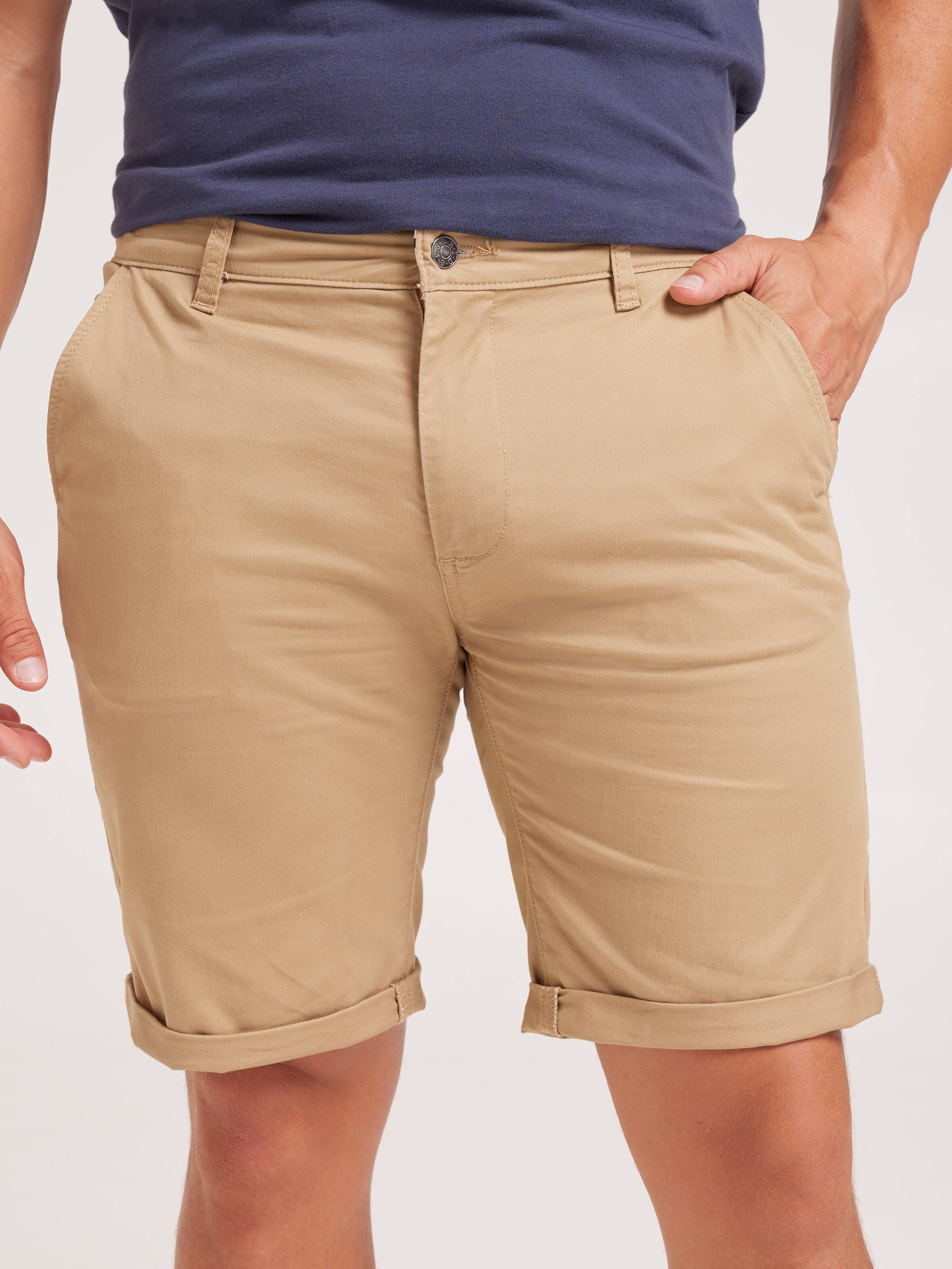 Chino Short In Light Camel