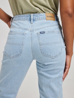 Mid Vintage Straight Jean In Porcelain Fade