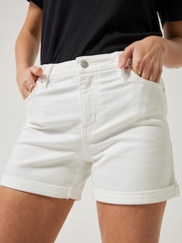 Mid Thigh Short In Bright White