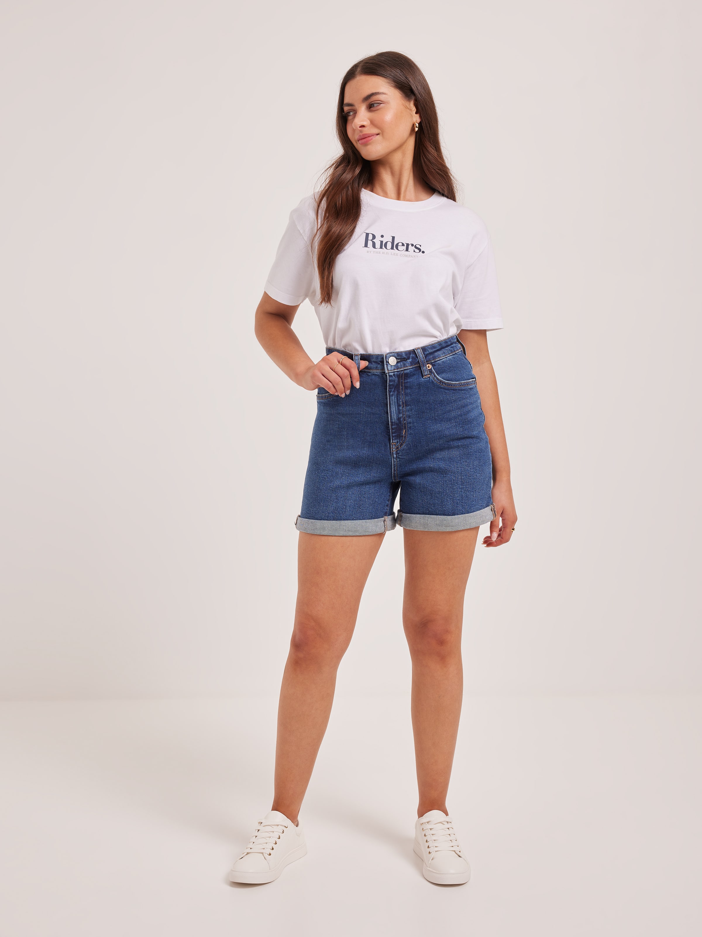 Girlfriend Short In Indigo Sea Just Jeans Online