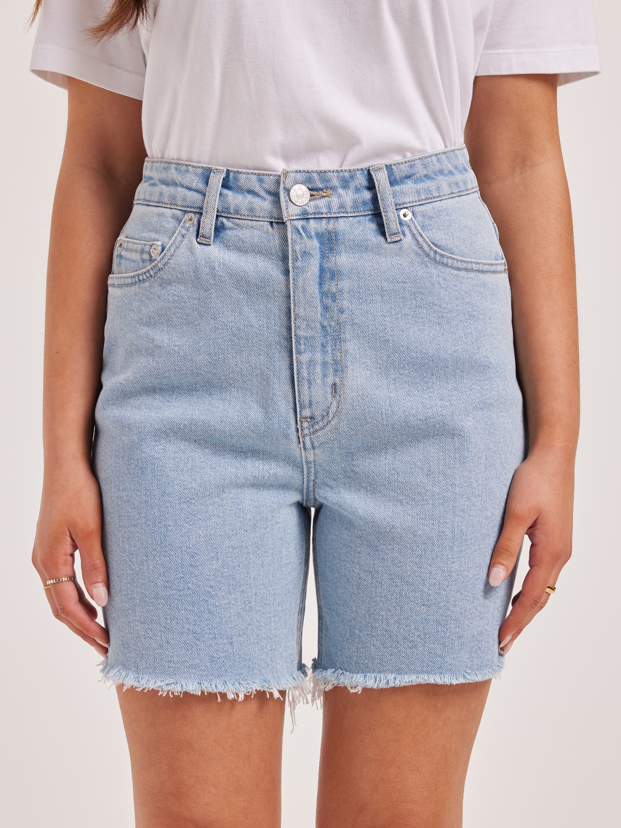 Hi Straight Short In Seashore Blue