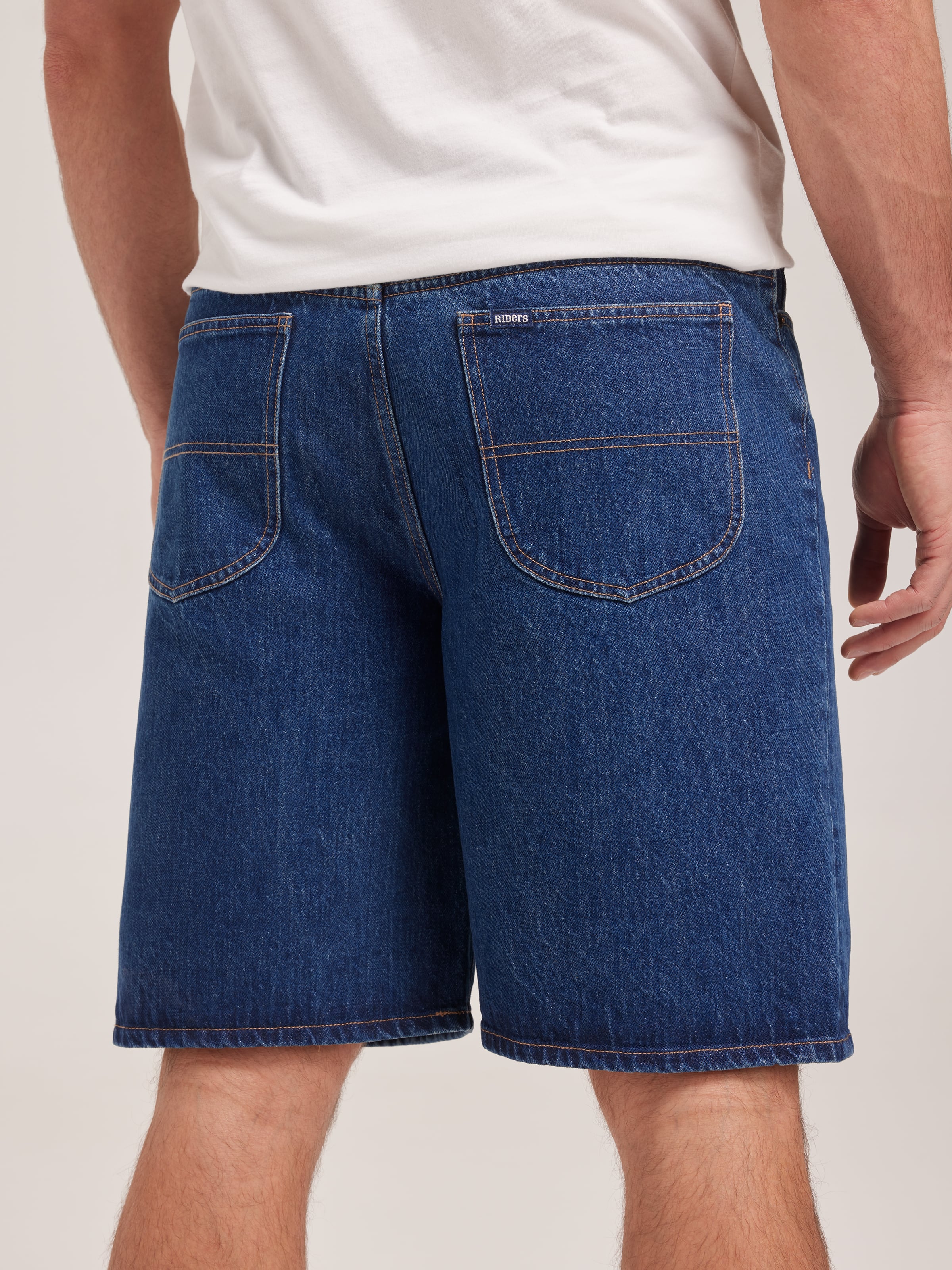 Image for R5 Baggy Short In Worked Indigo from JustGroupNZ