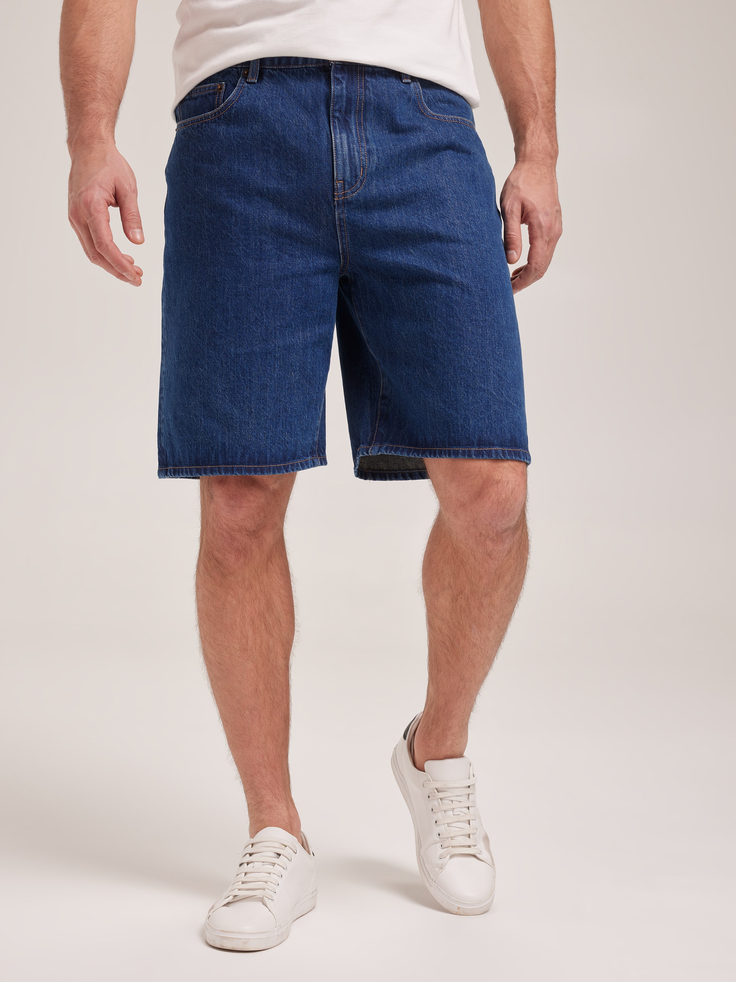 Image for R5 Baggy Short In Worked Indigo from JustGroupNZ