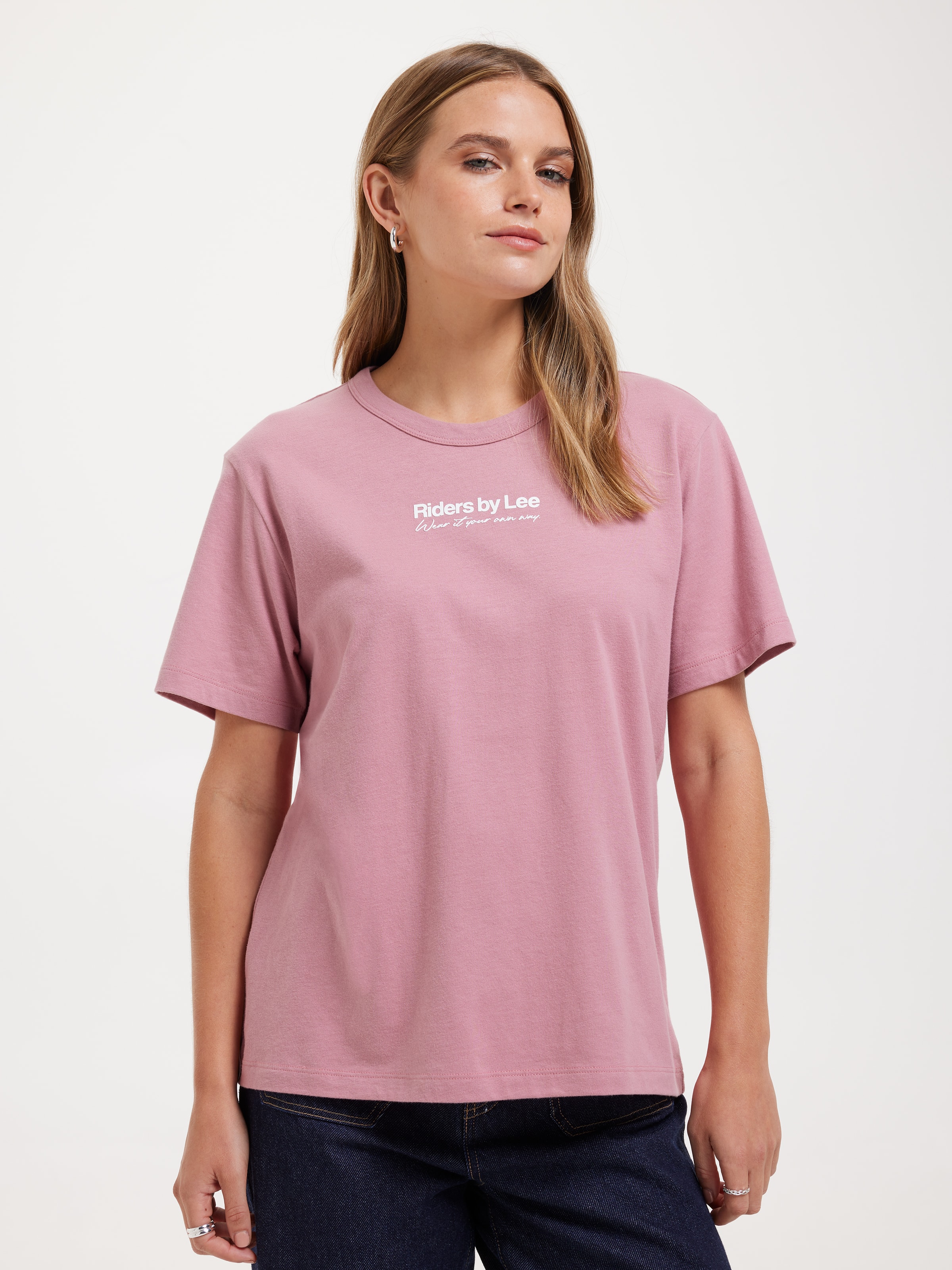 Classic Tee In Ash Rose