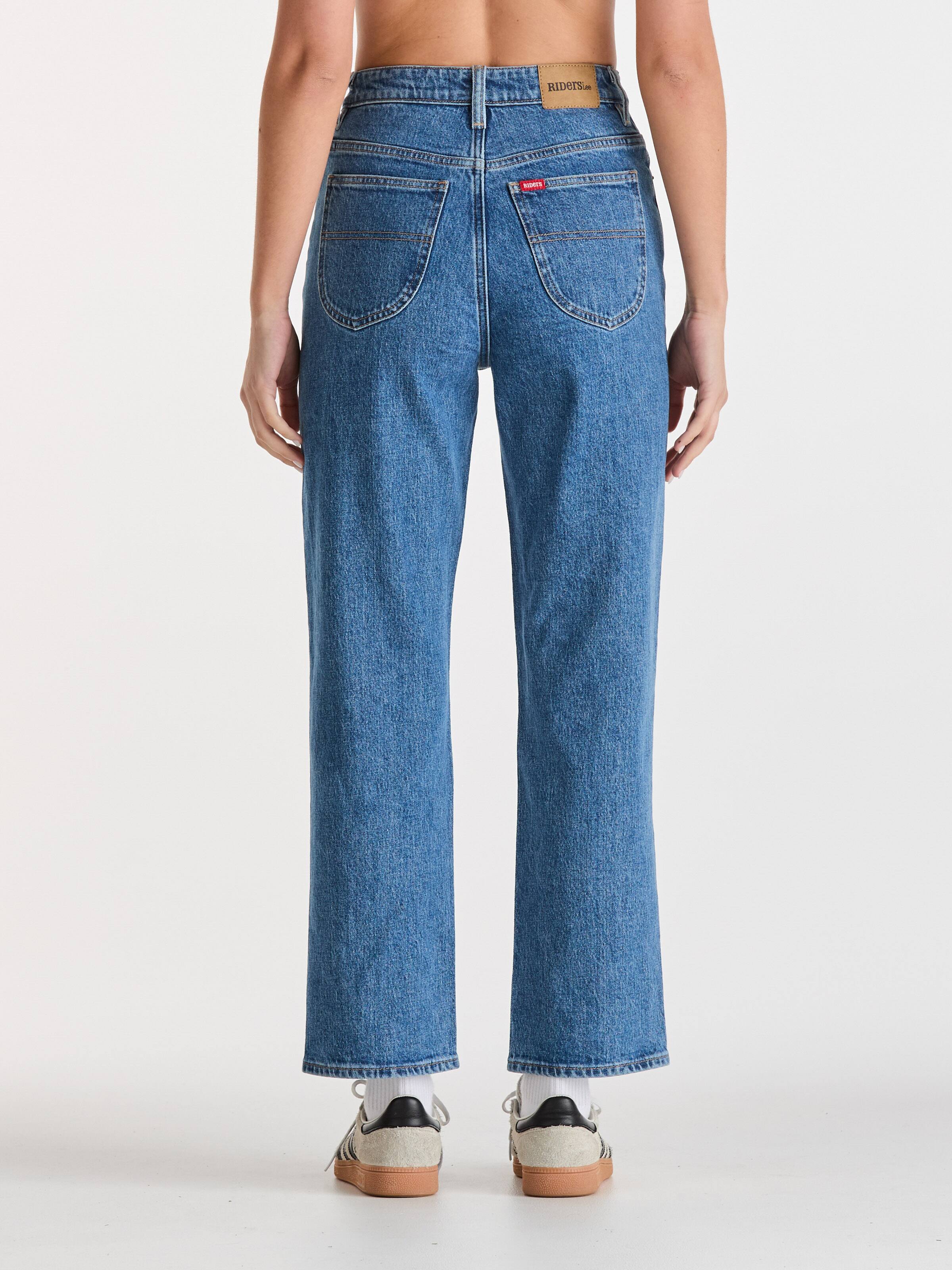 Hi Straight Crop In Forever Blue