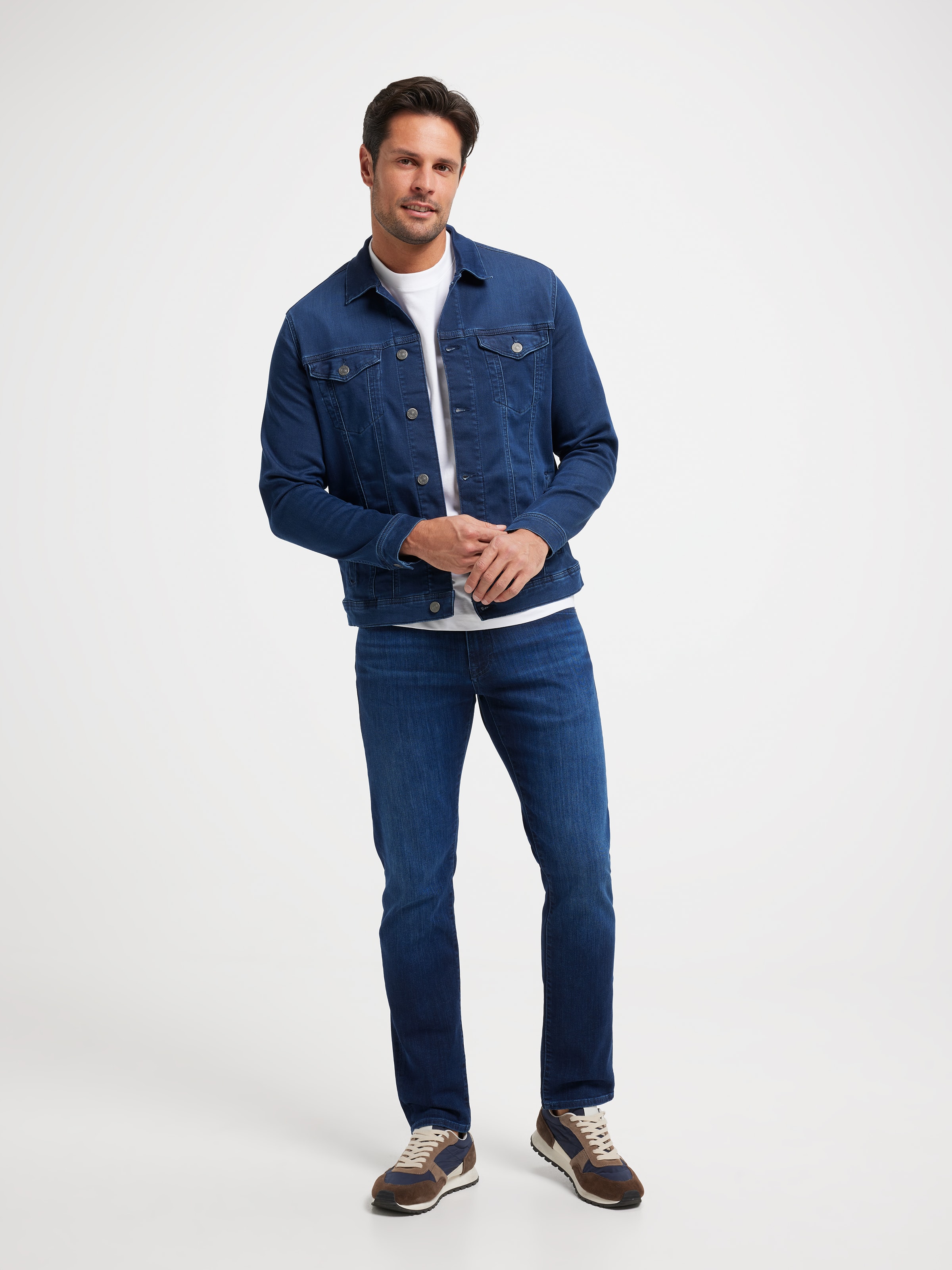 Jake Slim In Dark Brushed Williamsburg