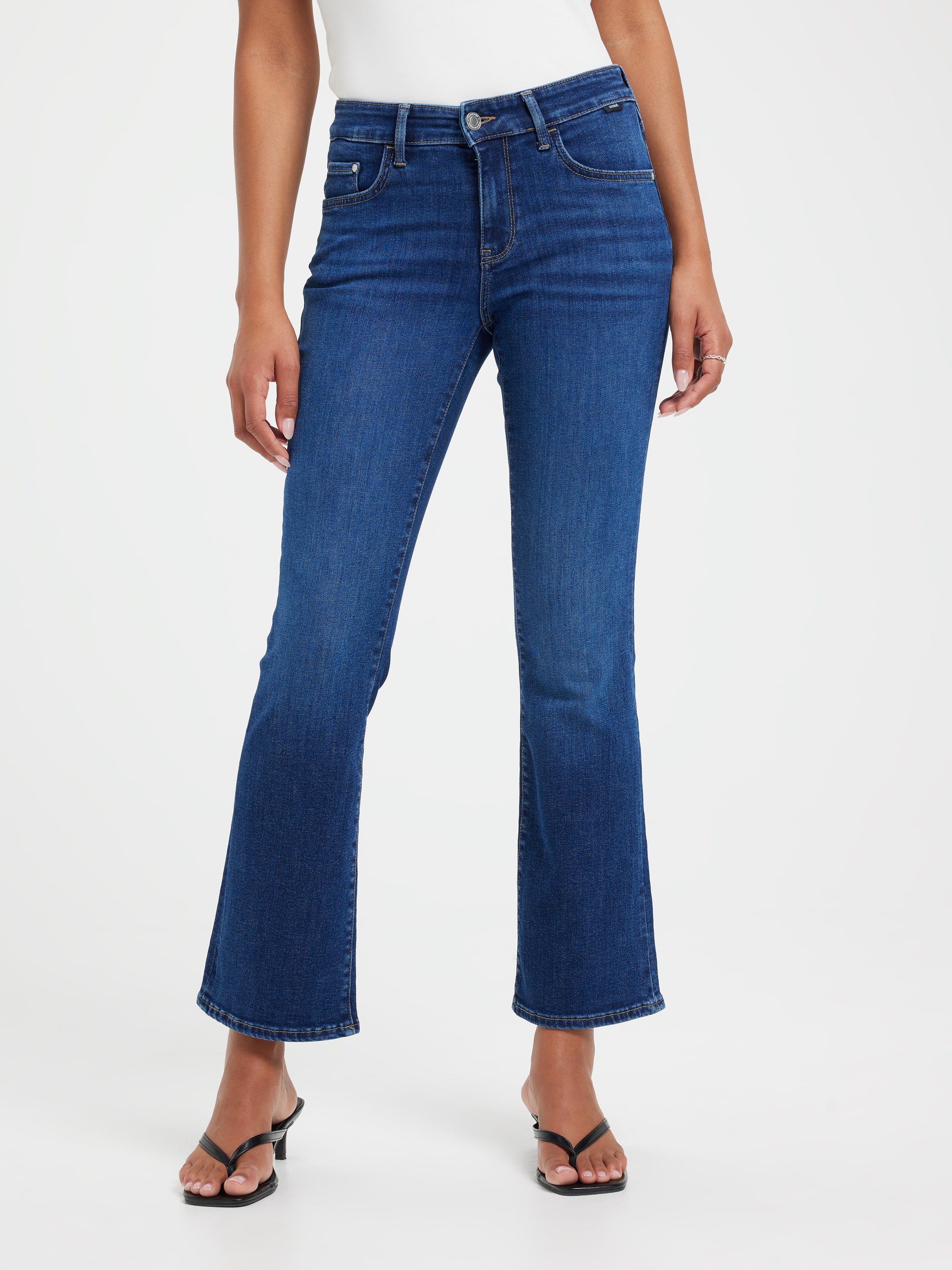 Molly Bootcut In Dark Brushed Tribeca