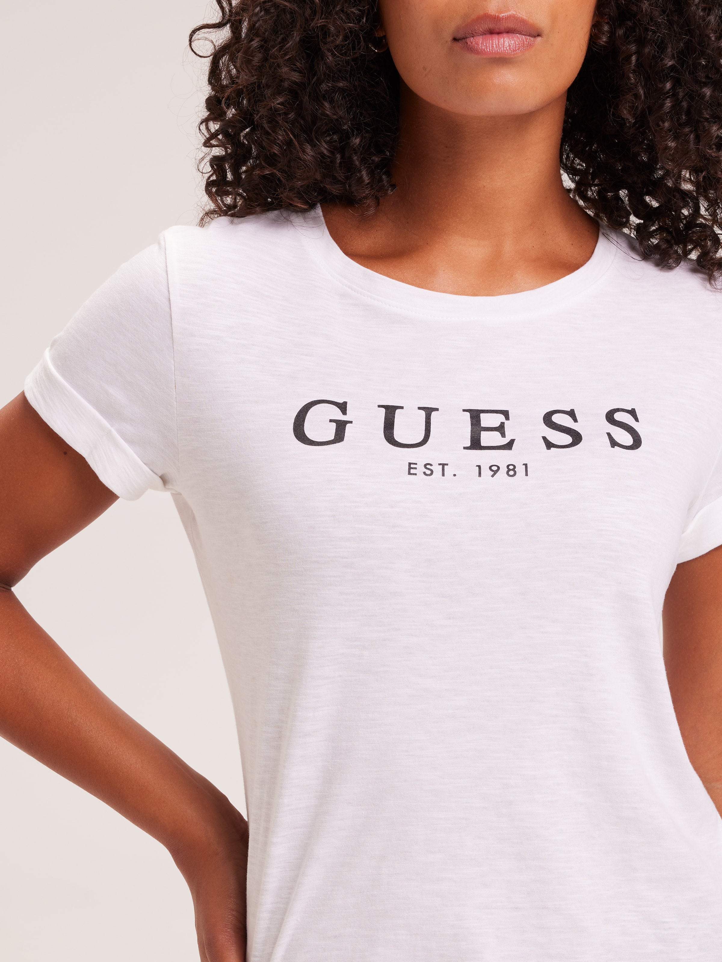 Logo 1981 Tee In White