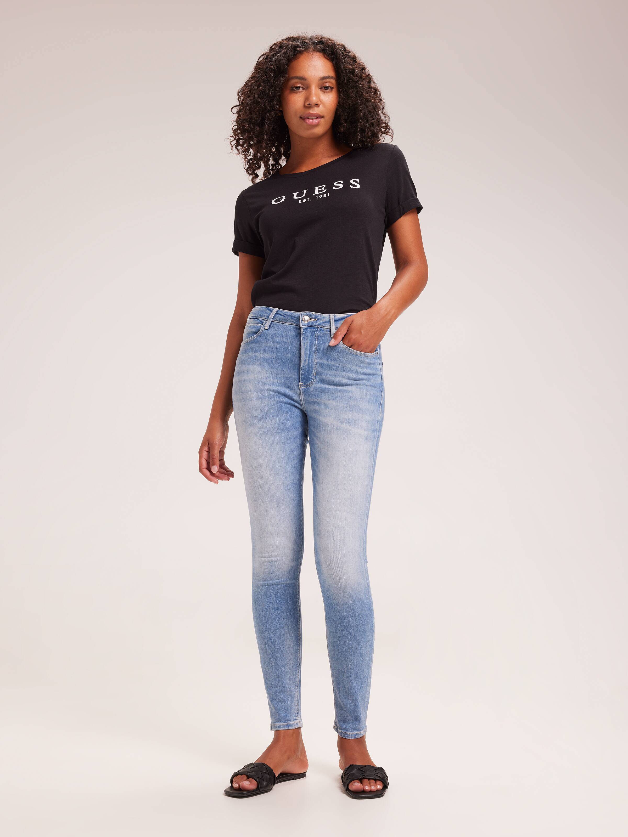 1981 High Rise Skinny Jean In Carrie Light